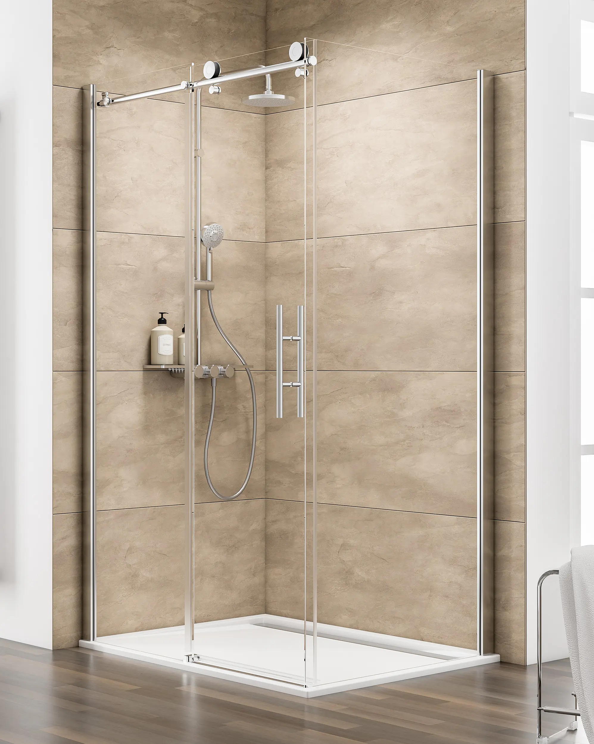 Schulte Schiebetür Seitenwand 160 x 90 x 200 cm MasterClass