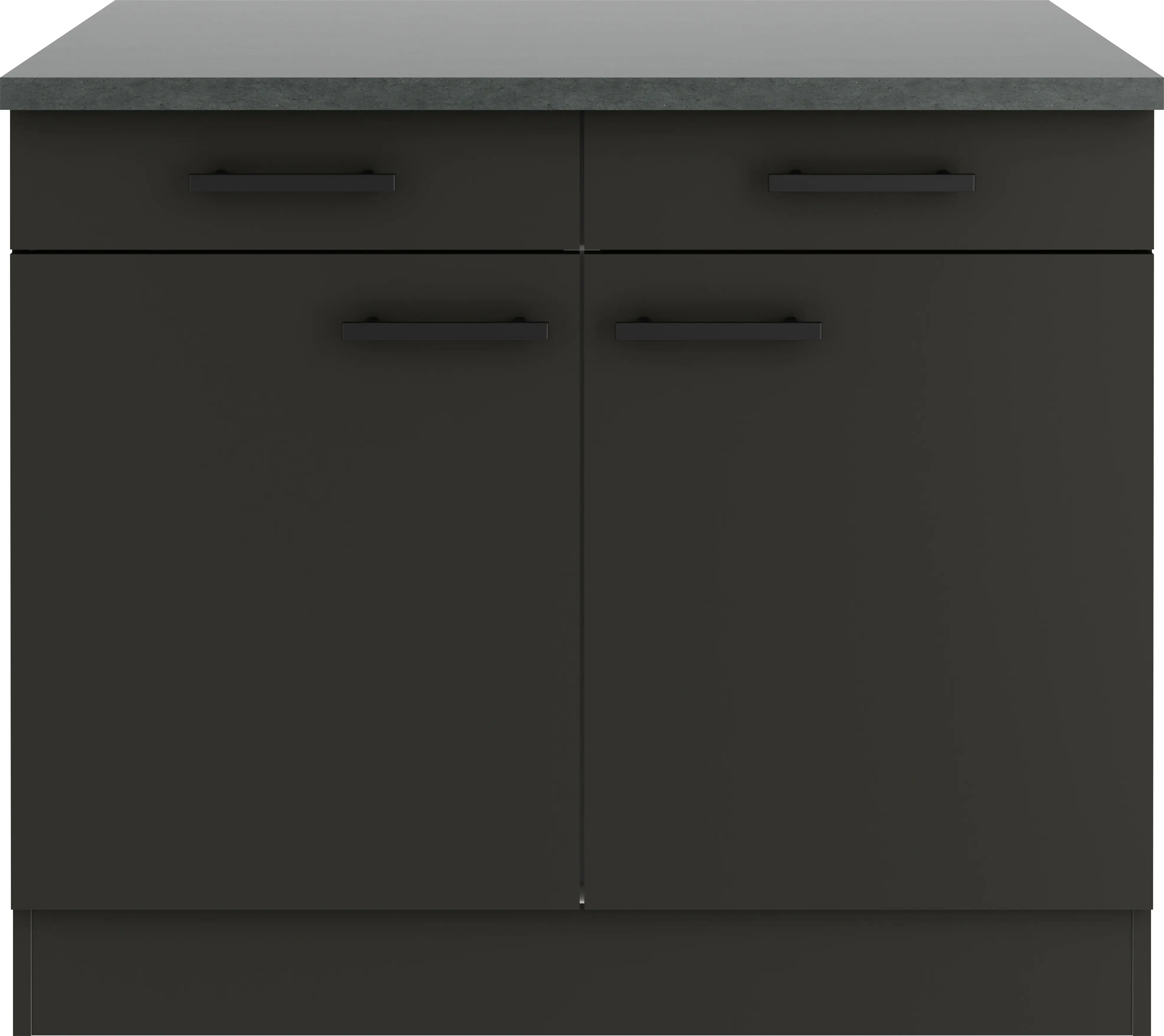 Optifit Unterschrank Madrid 420 anthrazit matt 100 cm