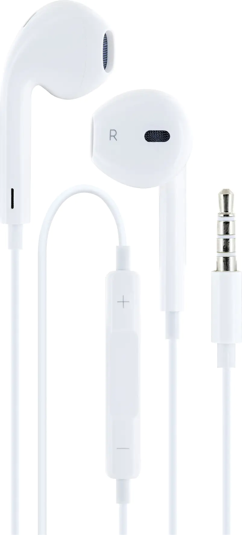 Schwaiger Kopfhörer In-Ear weiß Mikrofon, Klinkenanschluss