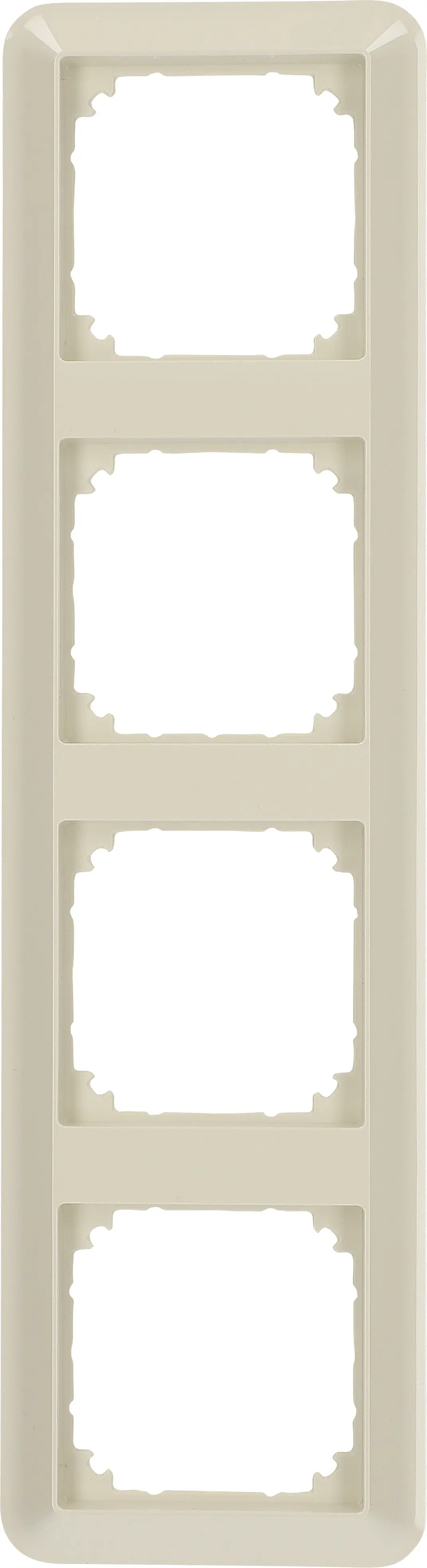 Merten Abdeckrahmen 4-fach Atelier-M, weiß, 388444