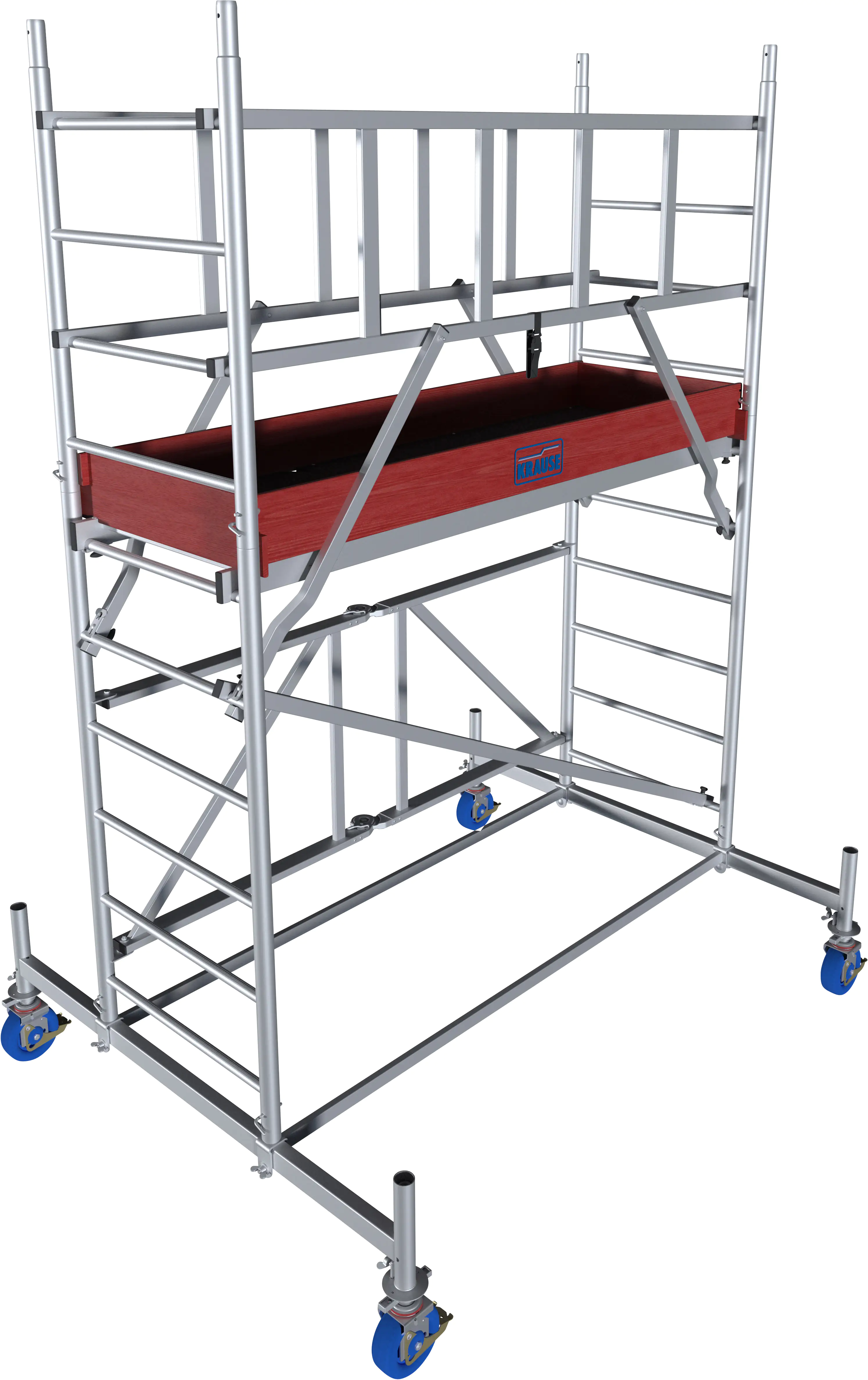 4009199942111_4 Krause Faltgerüst MONTO ProTec XS Aluminium 3,80 m