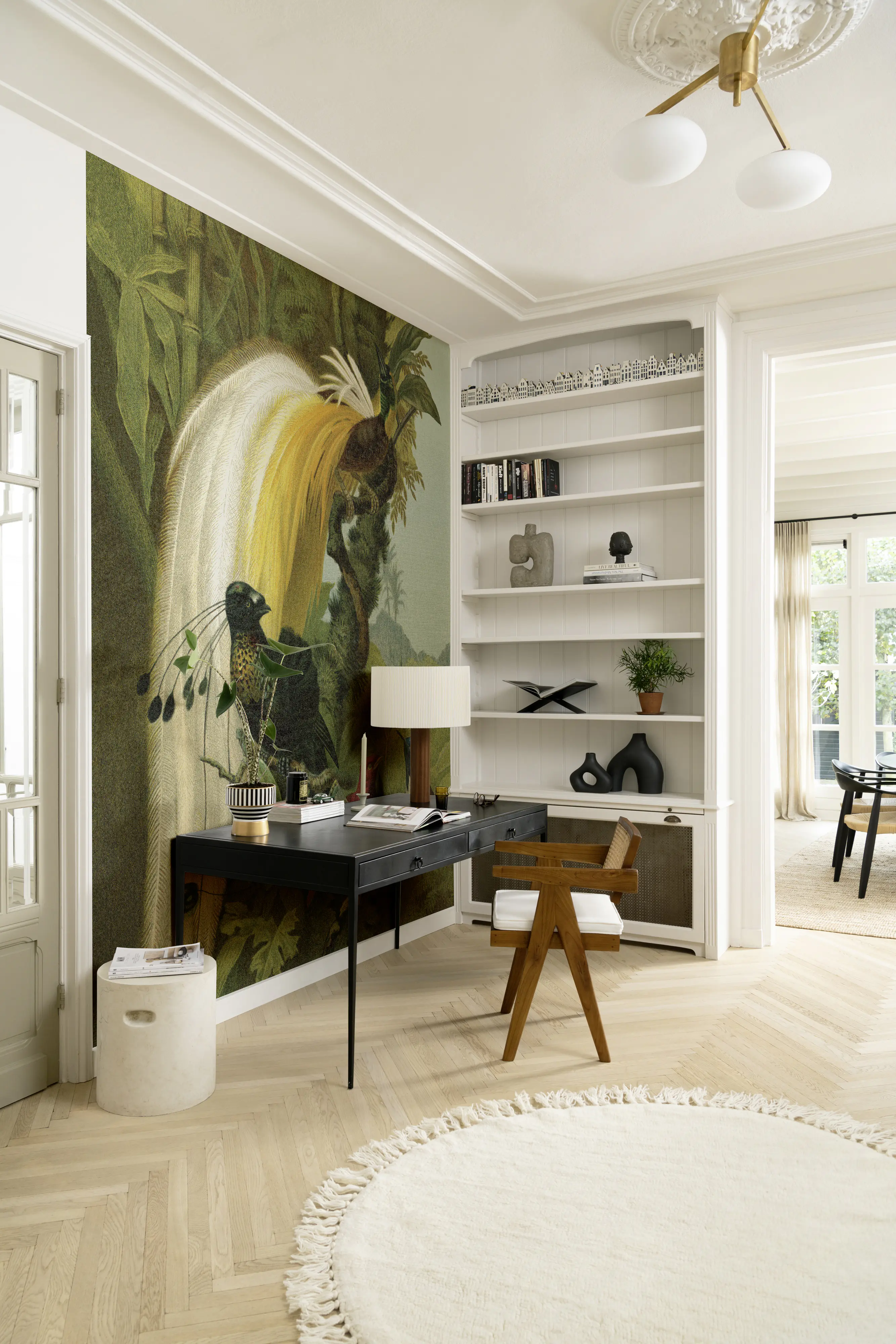 Rasch Vlies Fototapete 543797 Grün-Dunkelgrün Muster & Motive 2,65 m x 2,12 m