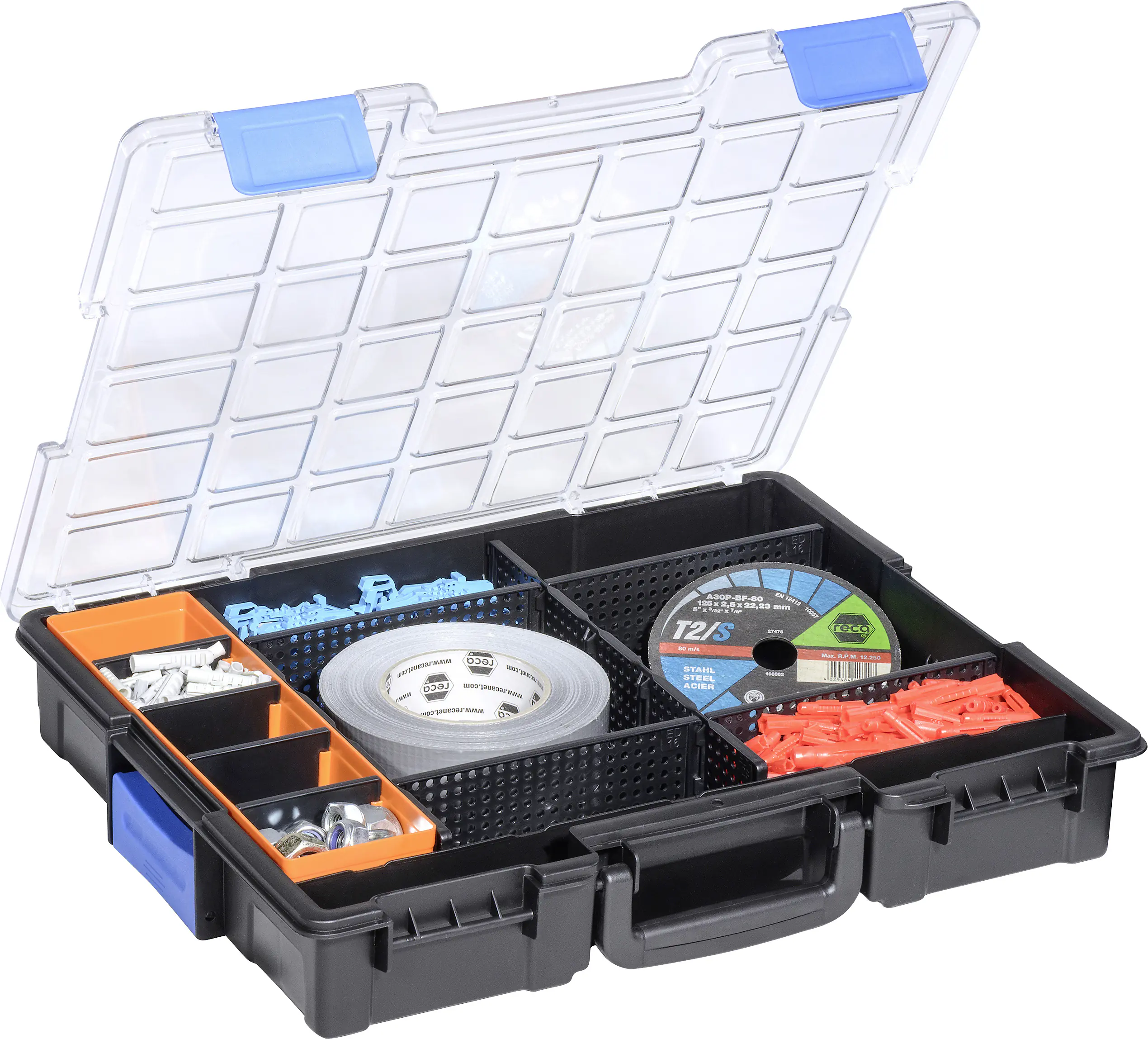 Allit Profi-Kleinteilekoffer EuroPlus Pro K 44.76/12-6 ohne Inhalt