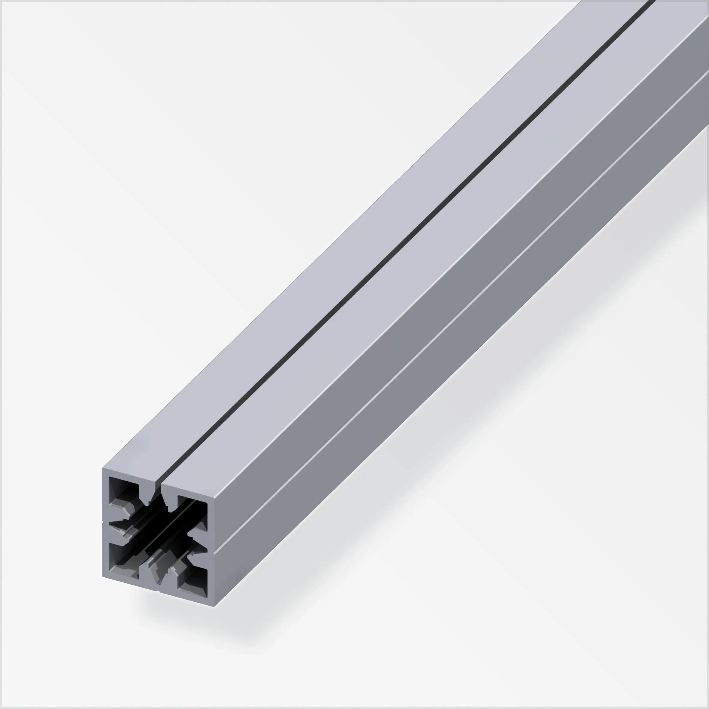 alfer Quadratrohr Aluminium 