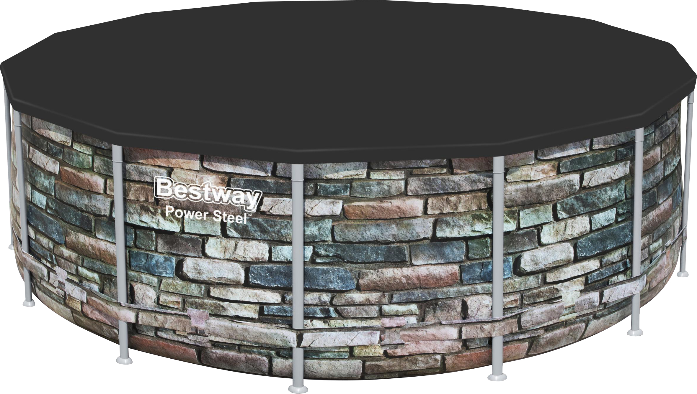 Bestway Flowclear Abdeckplane PVC Ø 427 cm Bestway Flowclear Abdeckplane PVC Ø 427 cm