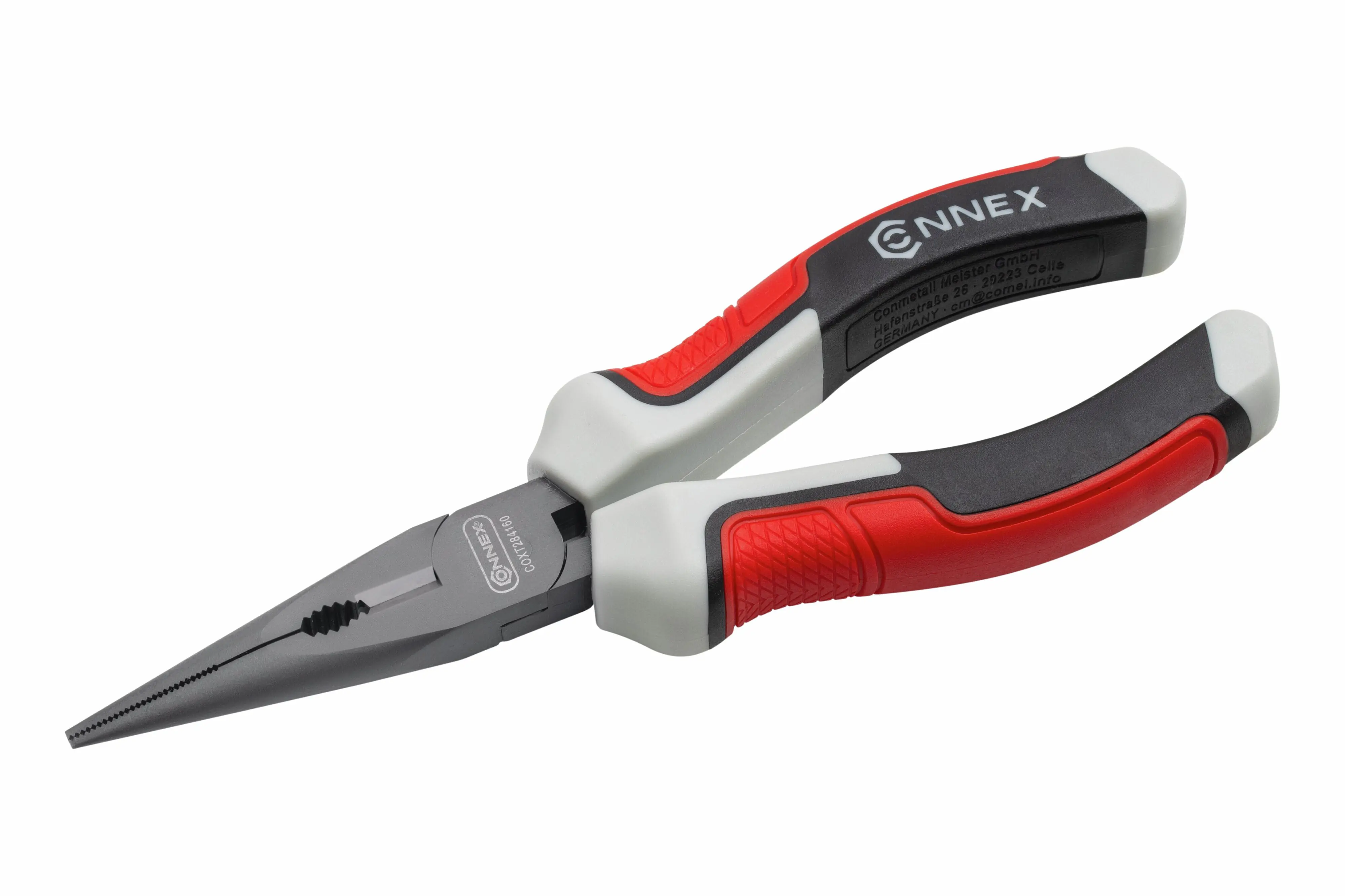 Connex Flachrundzange gerade 160 mm 3K-Griff