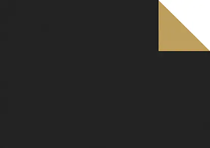 By Nature Geschenkpapier Duo schwarz gold 2 m By Nature Geschenkpapier Duo schwarz gold 2 m