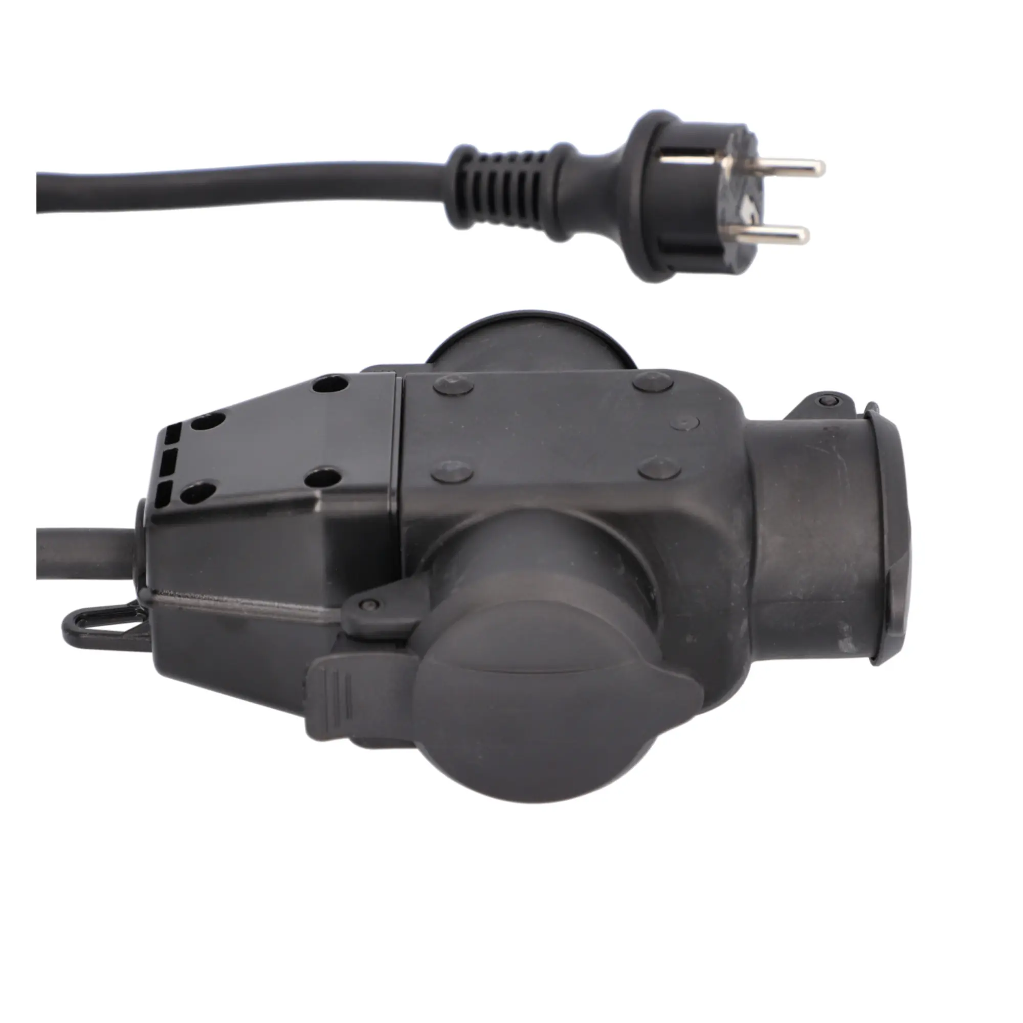 Unitec Verlängerungskabel mit 3 Schutzkontaktsteckdosen 50 cm schwarz Unitec Verlängerungskabel mit 3 Schutzkontaktsteckdosen 50 cm schwarz