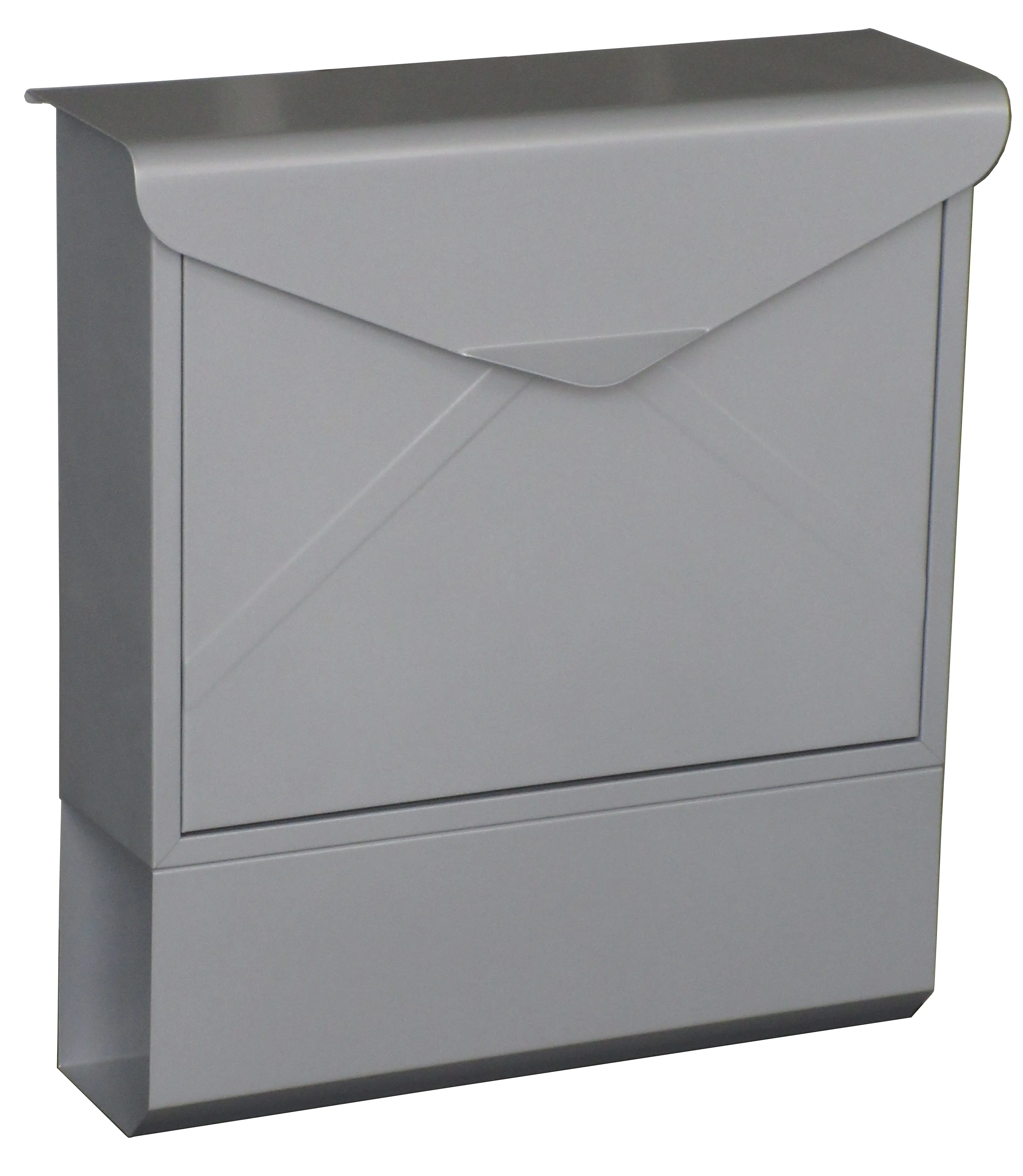 Primaster Briefkasten Xin silber 42 x 38 x 13 cm