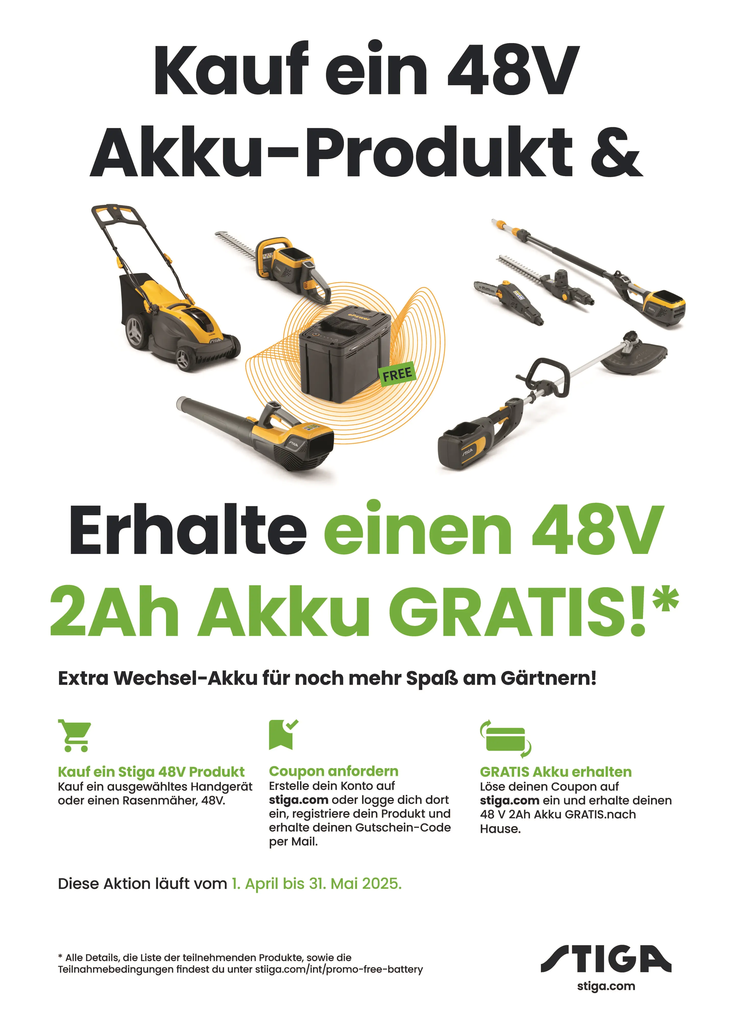 Stiga Akku Rasenmäher COMBI 336e 48 V, 34 cm Schnittbreite Stiga Akku Rasenmäher COMBI 336e 48 V, 34 cm Schnittbreite