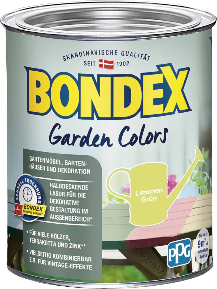 Bondex Garden Colors 750 ml limonen grün