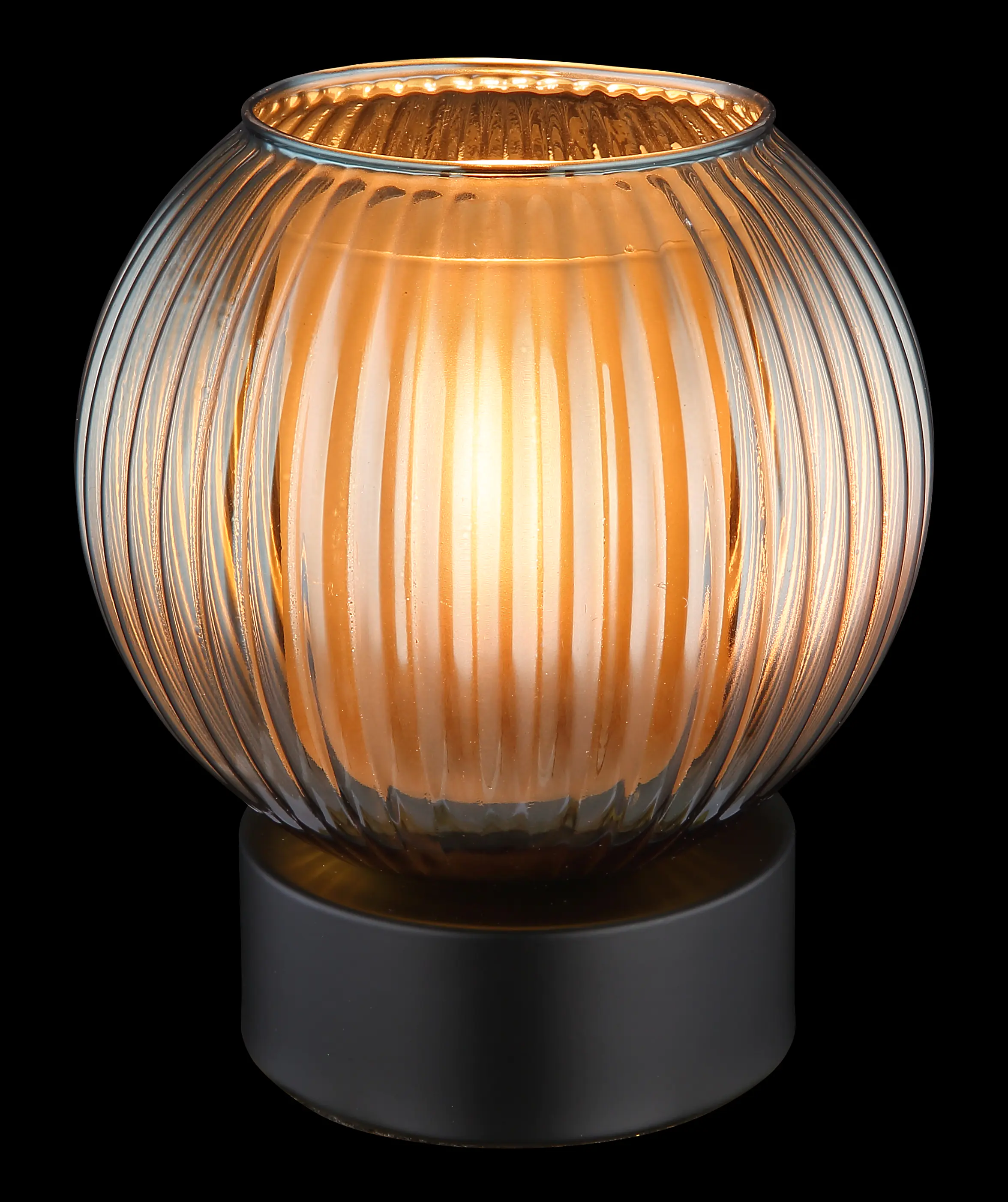 Globo Tischleuchte Zumba schwarz petrol 17 x 15 cm E27