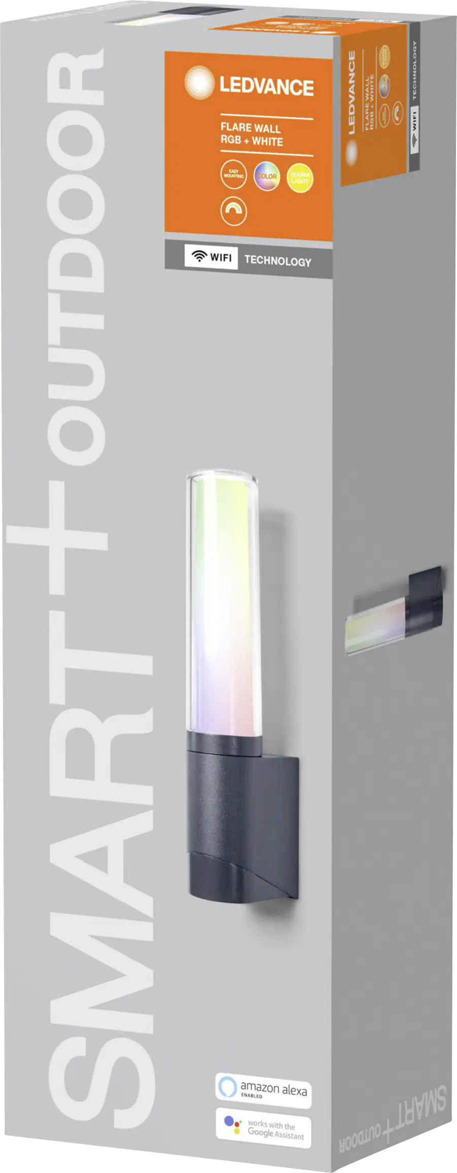 Ledvance LED Außenleuchte Smart+ WiFi Flare Wall dunkelgrau