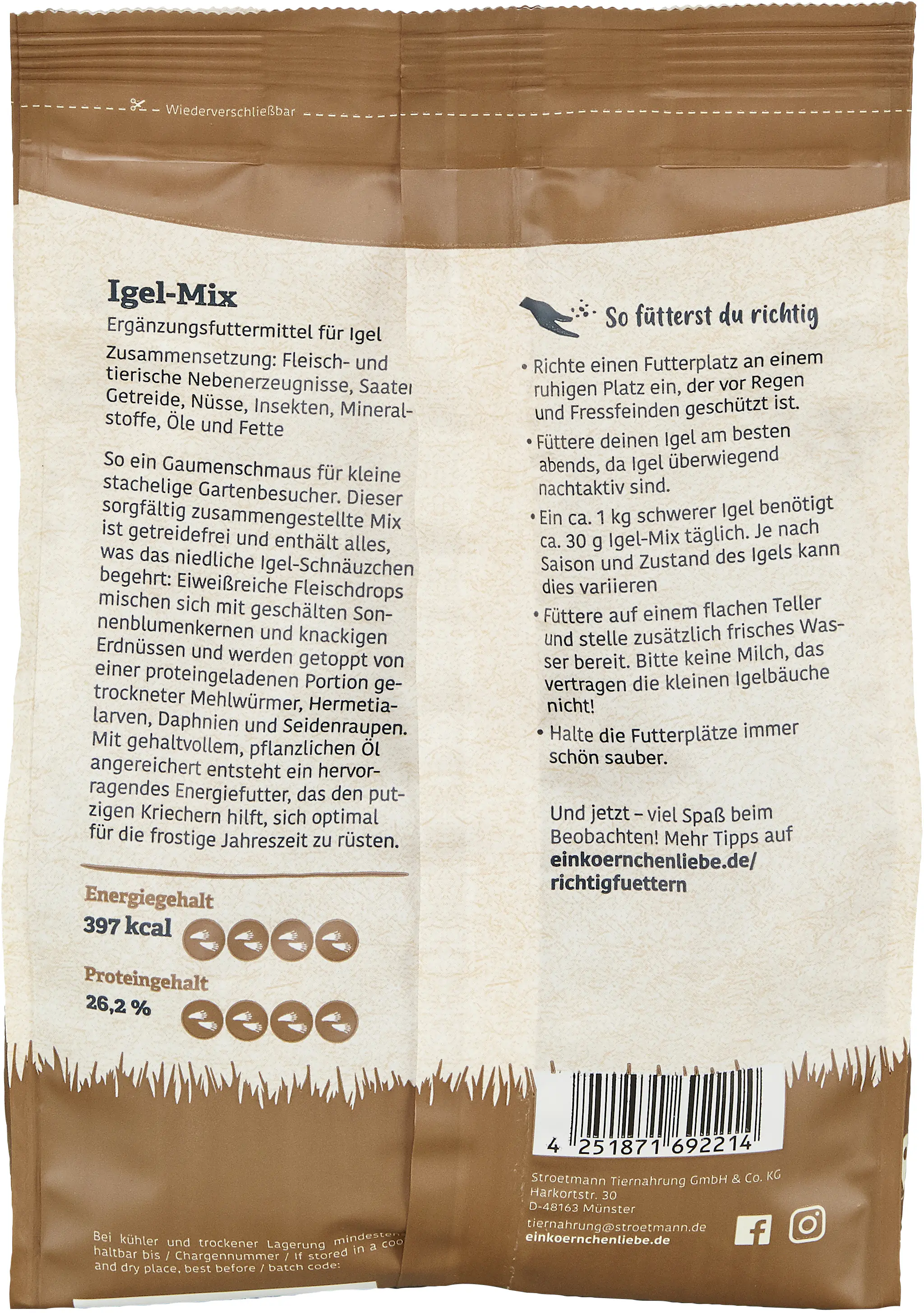 Elles Igelfutter 750 g