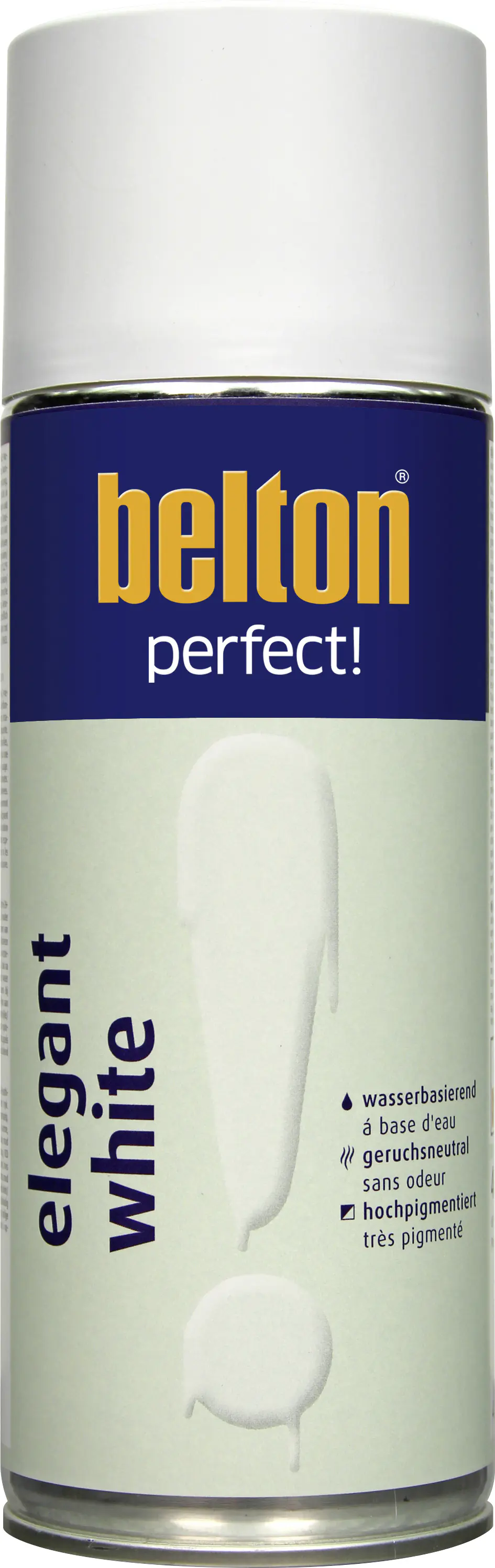 Belton perfect Lackspray 400 ml Elegant white seidenmatt Belton perfect Lackspray 400 ml Elegant white seidenmatt