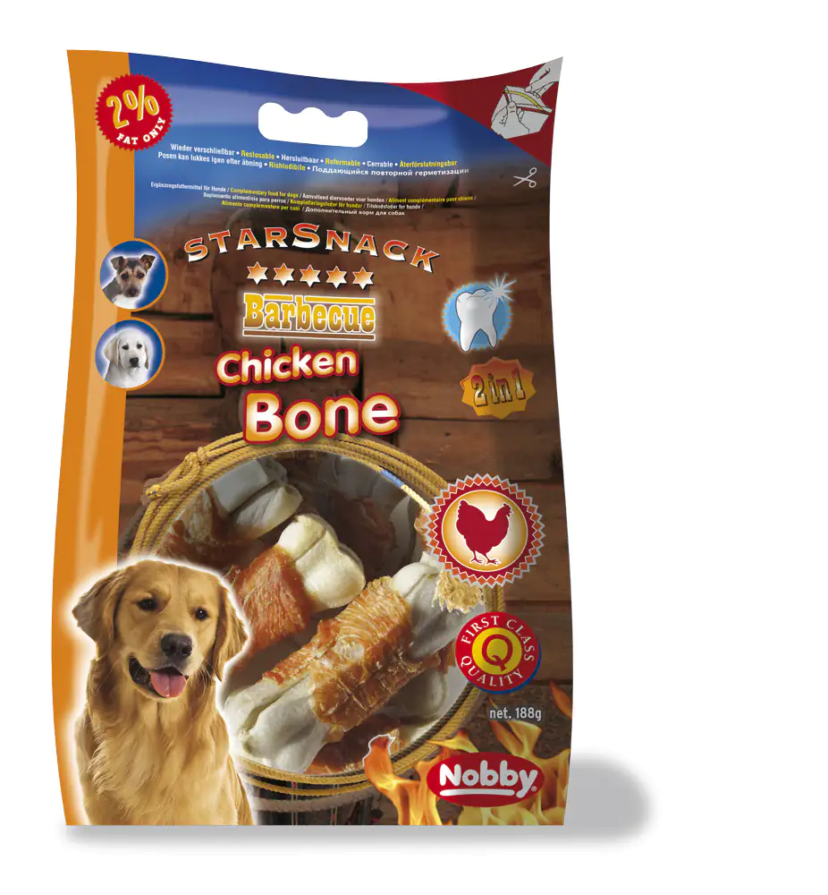 Nobby Barbecue gepresster Knochen mit Hähnchen, 7,5 cm