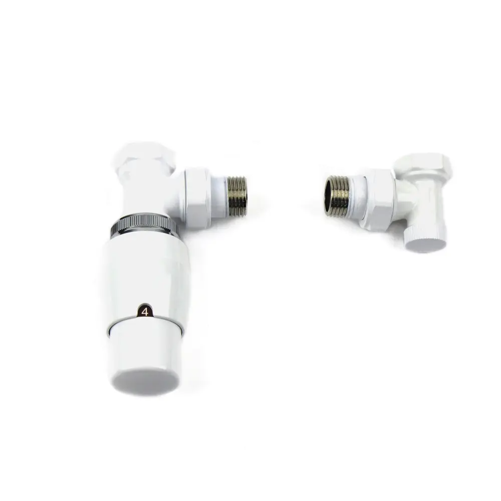 Ximax Heizkörperthermostat-Set Elegant Eck-Ausführung 16 mm weiß