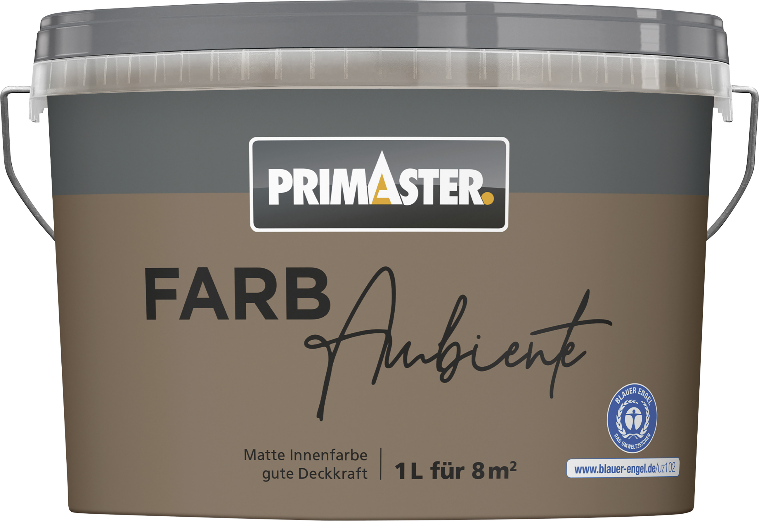 Primaster Farbambiente Wandfarbe matt kakao 1 L