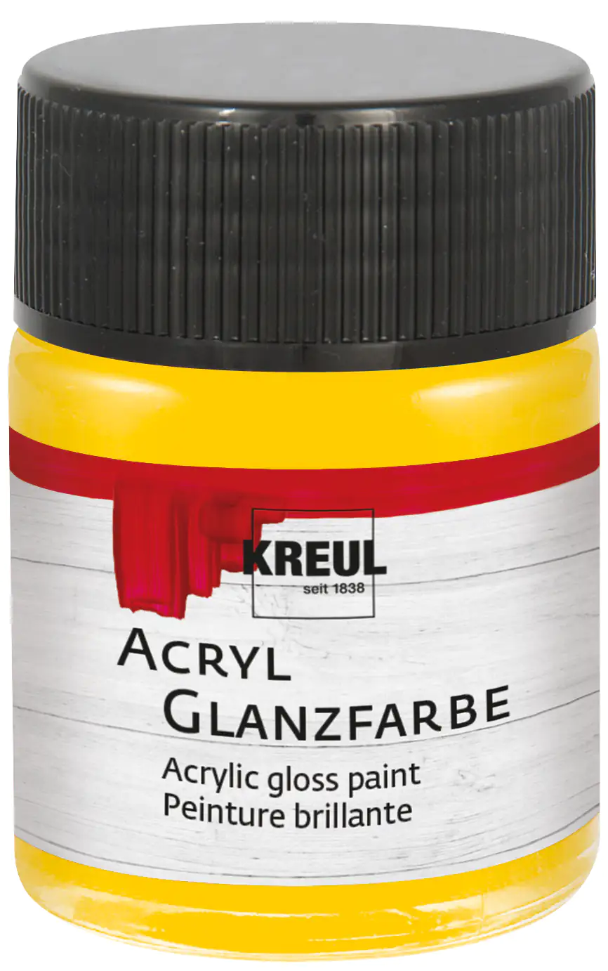 Kreul Acryl Glanzfarbe sonnengelb 50 ml Kreul Acryl Glanzfarbe sonnengelb 50 ml