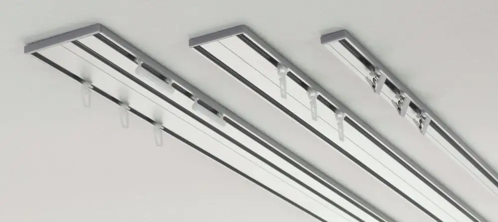 Gardinia Aluminium-Vorhangschiene 1-läufig, 150 cm Gardinia Aluminium-Vorhangschiene 1-läufig, 150 cm