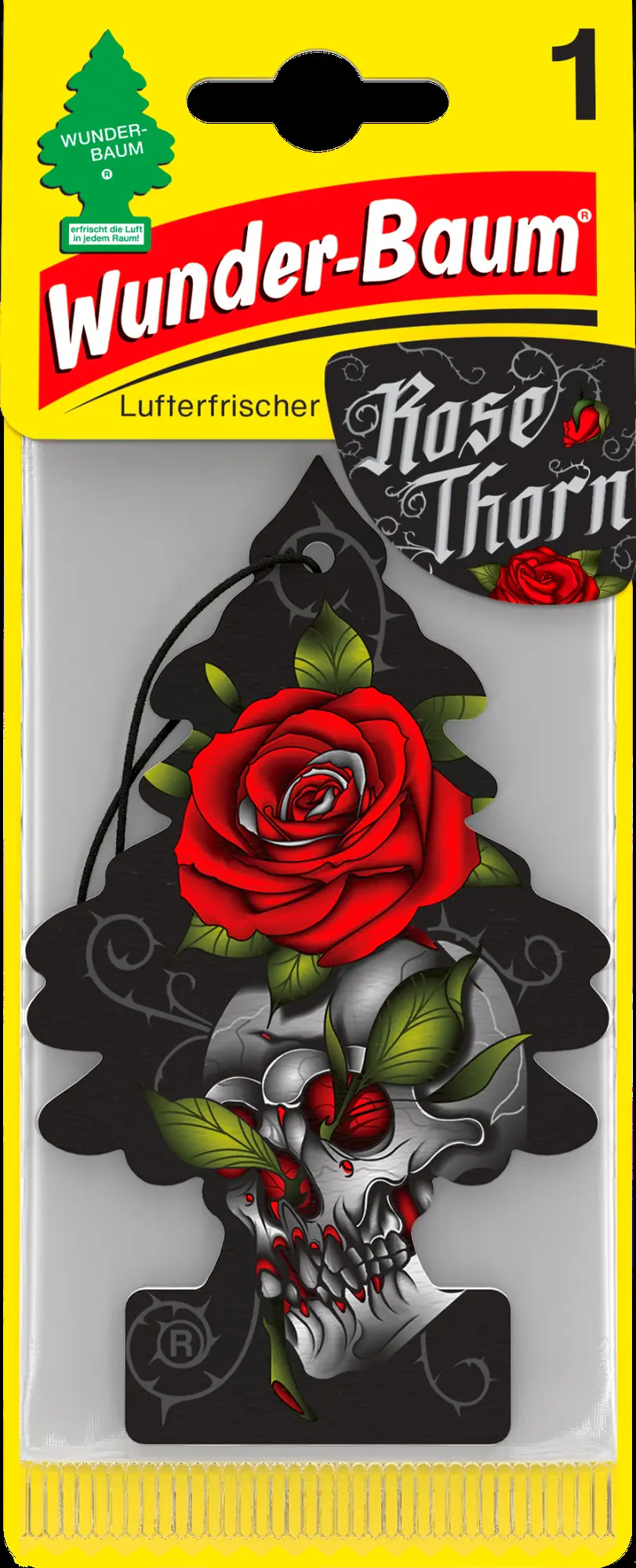 Wunderbaum Papierlufterfrischer Rose Thorn  Wunderbaum Papierlufterfrischer Rose Thorn