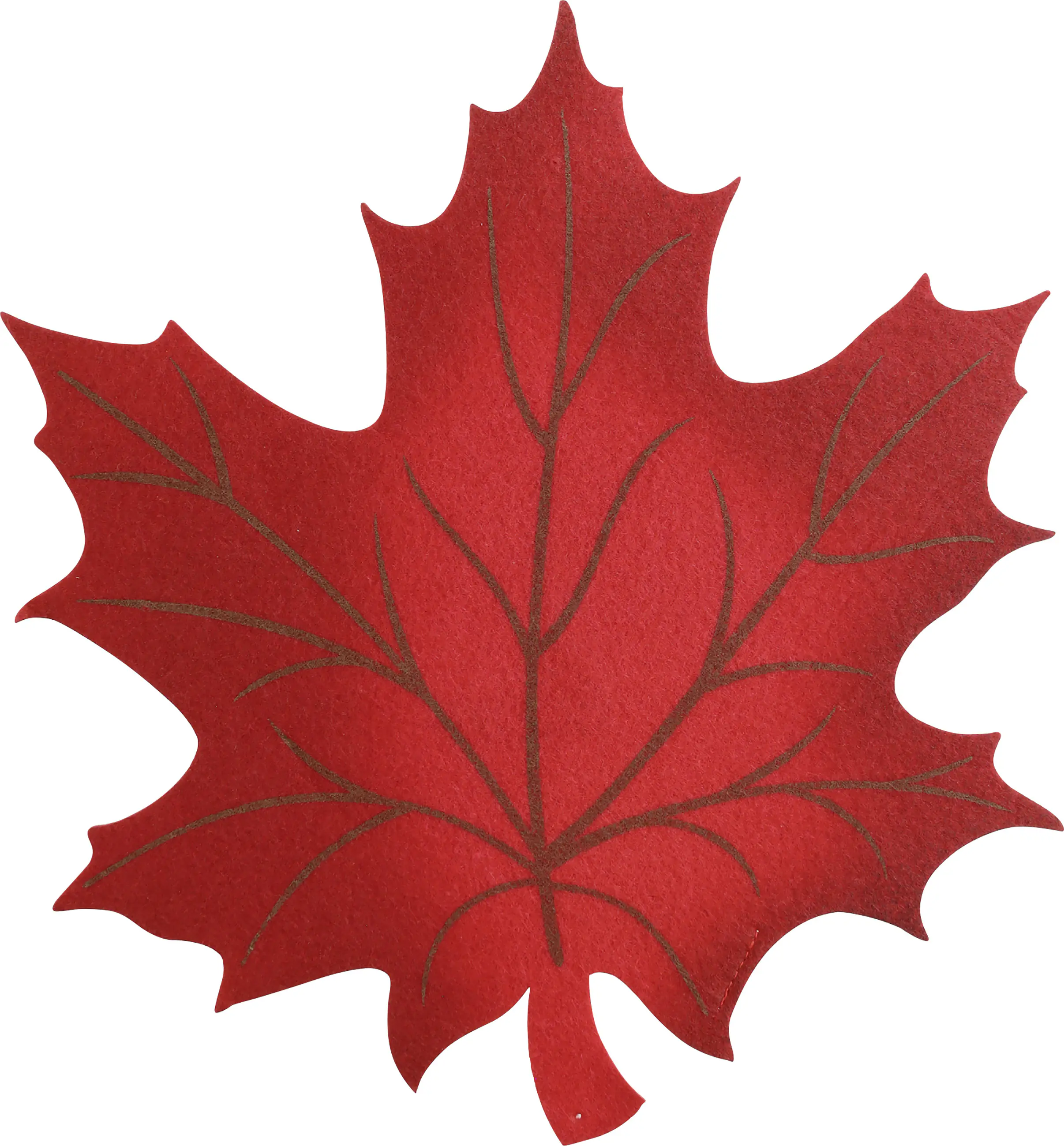Tischset Filz Ahornblatt burgund 28 x 31 cm