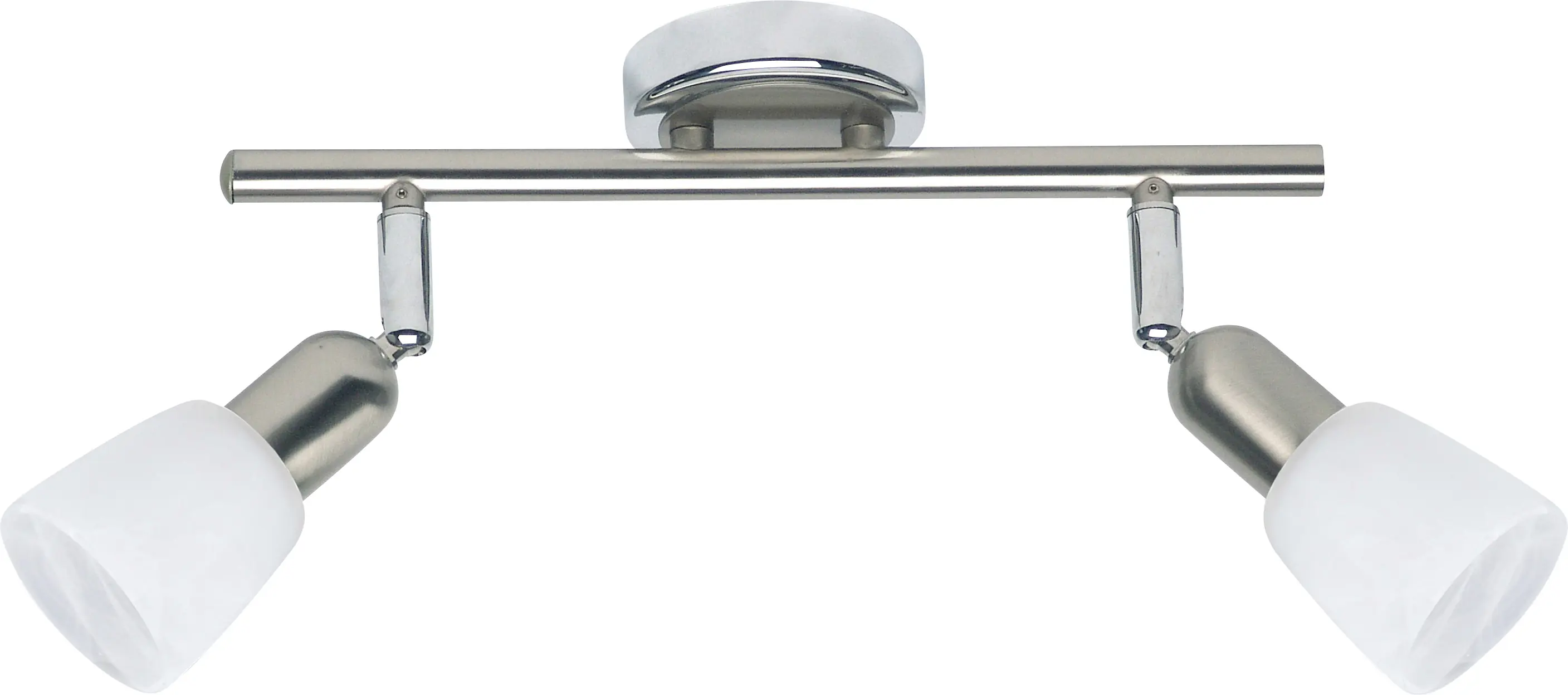 Brilliant 2er Spot Sofia eisen-chrom 33 x 10 cm E14, max. 2 x 40 W Brilliant 2er Spot Sofia eisen-chrom 33 x 10 cm E14, max. 2 x 40 W