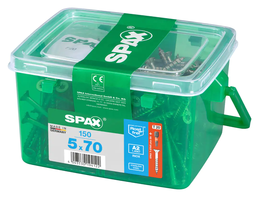 Spax Universalschrauben 5.0 x 70 mm TX 20 - 150 Stk.