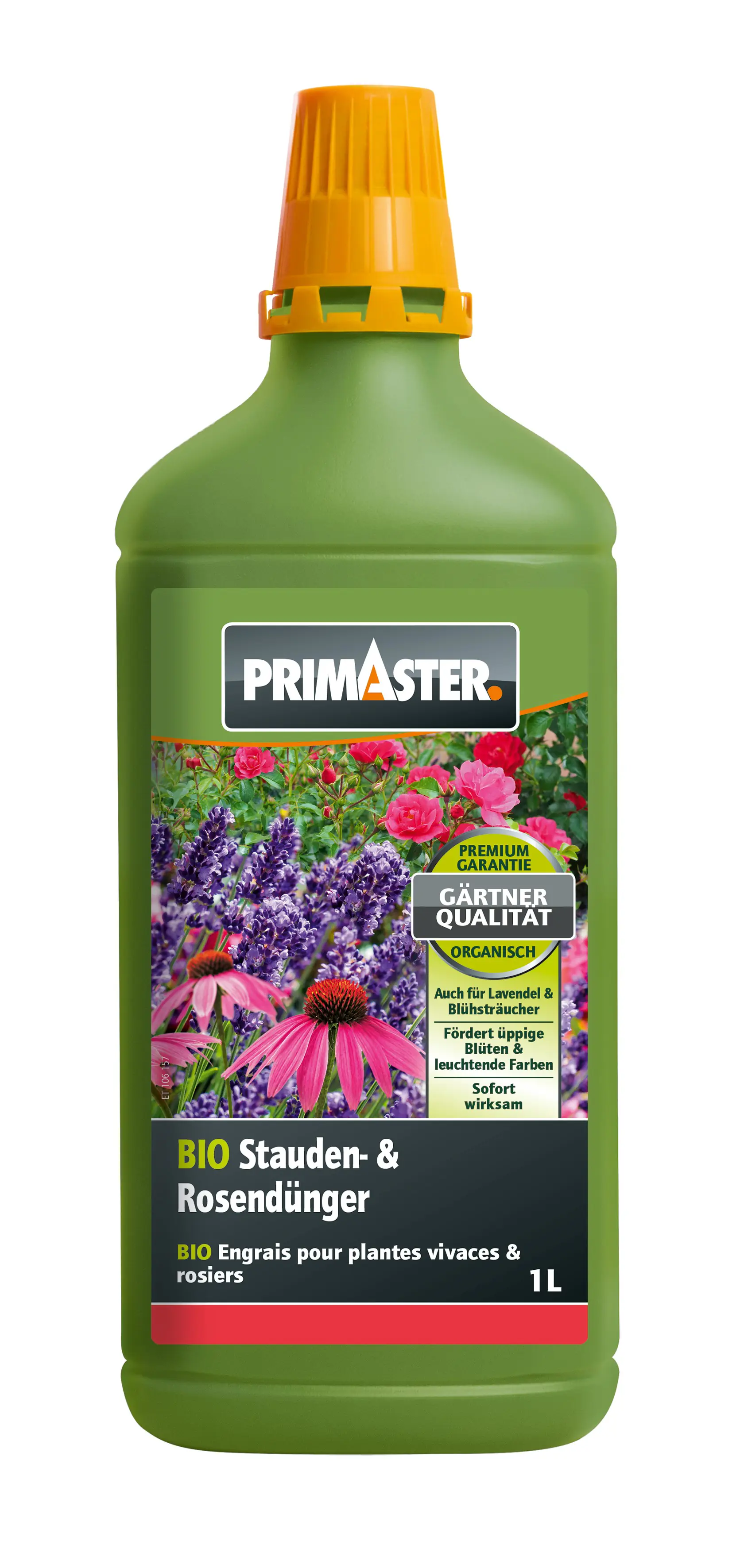 Primaster Bio Flüssigdünger Stauden- & Rosen 1 l