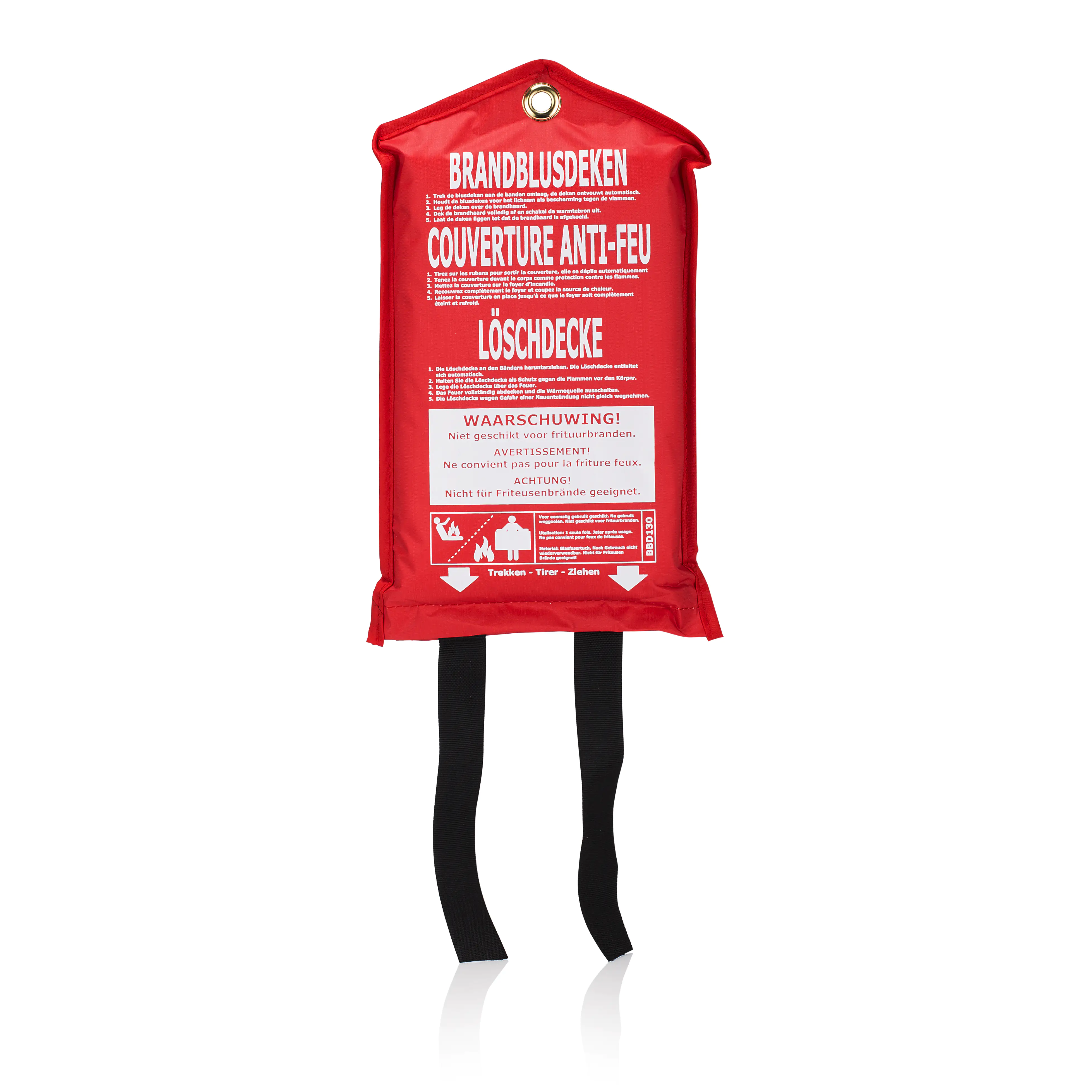 8711658469256 Smartwares Feuerlöschdecke BBD130 Maße: 100 x 100 cm