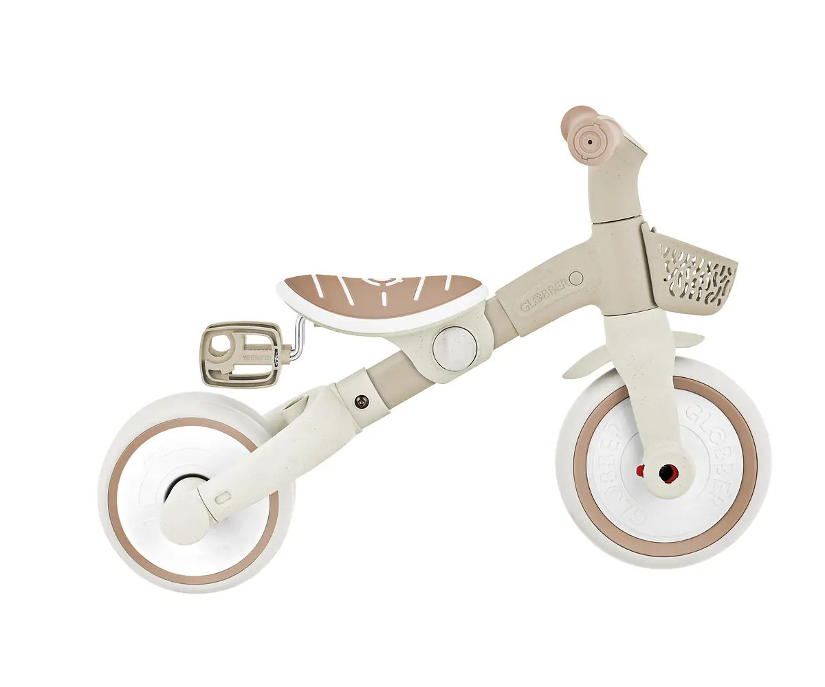 Globber Dreirad für Kinder Learning Trike 3-in-1 Plus Eco taupe