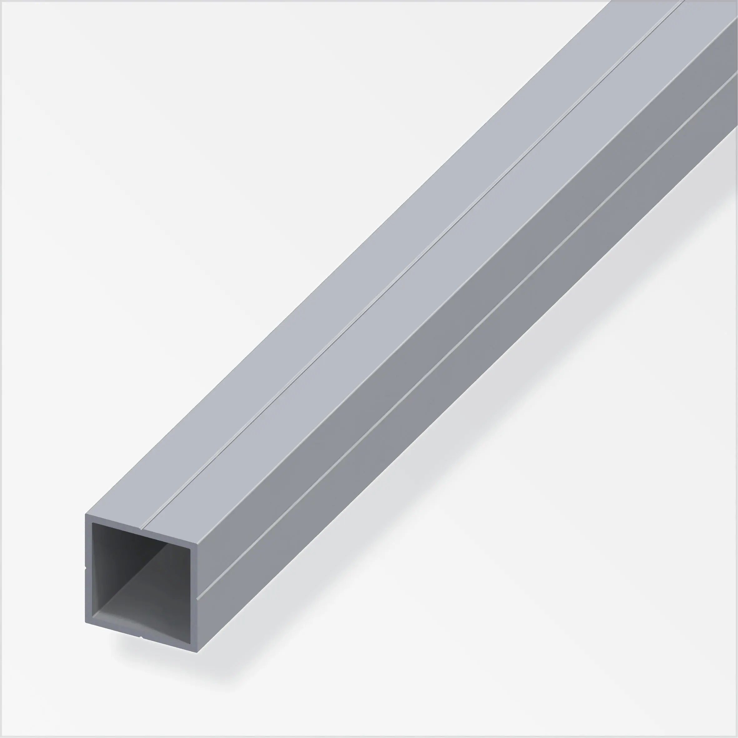 alfer Quadratrohr 1 m, 23.5 x 1.5 mm, PVC (Kunststoff), glatt, grau alfer Quadratrohr 1 m, 23.5 x 1.5 mm, PVC (Kunststoff), glatt, grau
