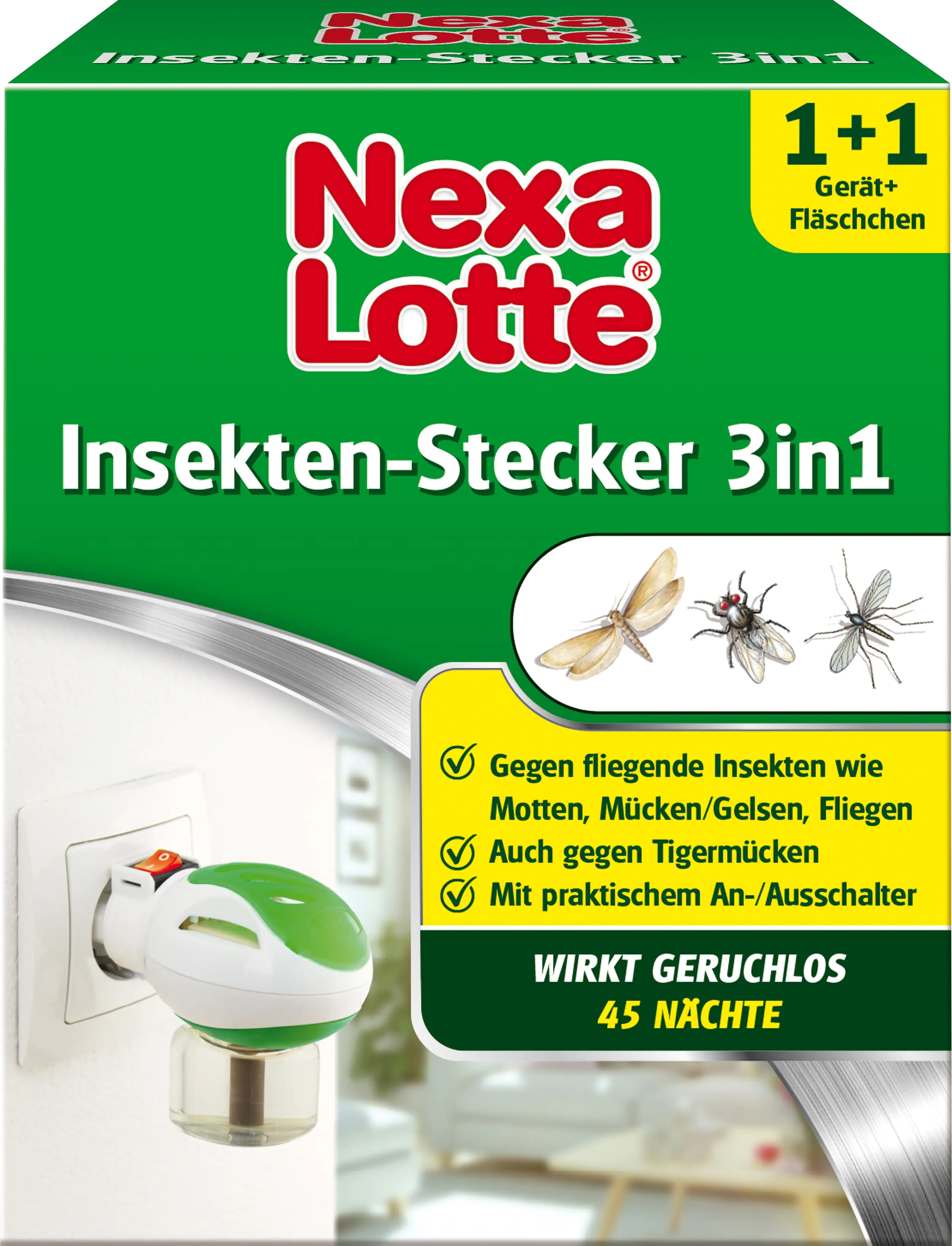 Nexa Lotte Insektenschutz 3 in 1 1 Set ( Starterpackung )