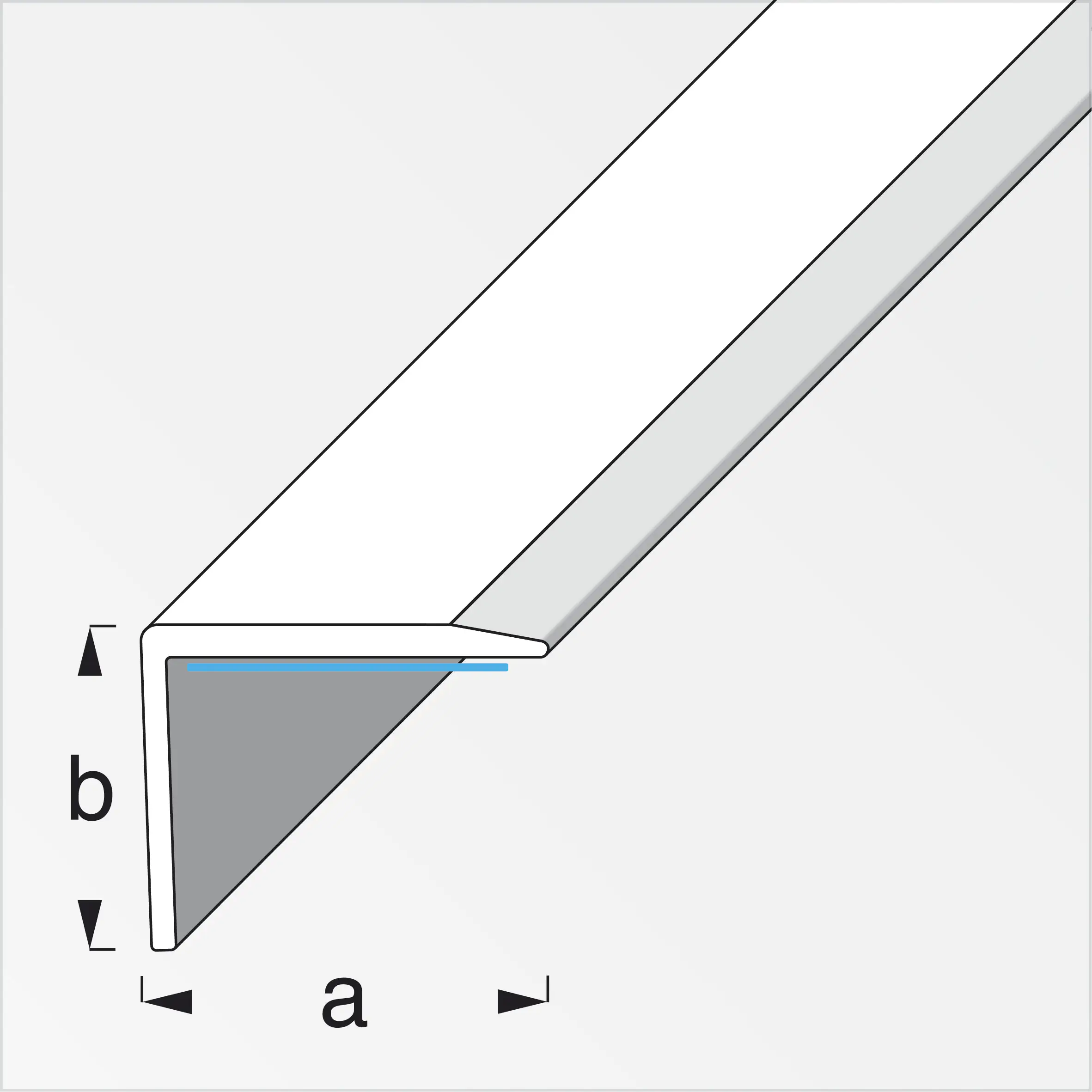 alfer Winkel-Abschluss-Profil 2 m, 25 x 18 mm PVC (Kunststoff) glatt buche alfer Winkel-Abschluss-Profil 2 m, 25 x 18 mm PVC (Kunststoff) glatt buche
