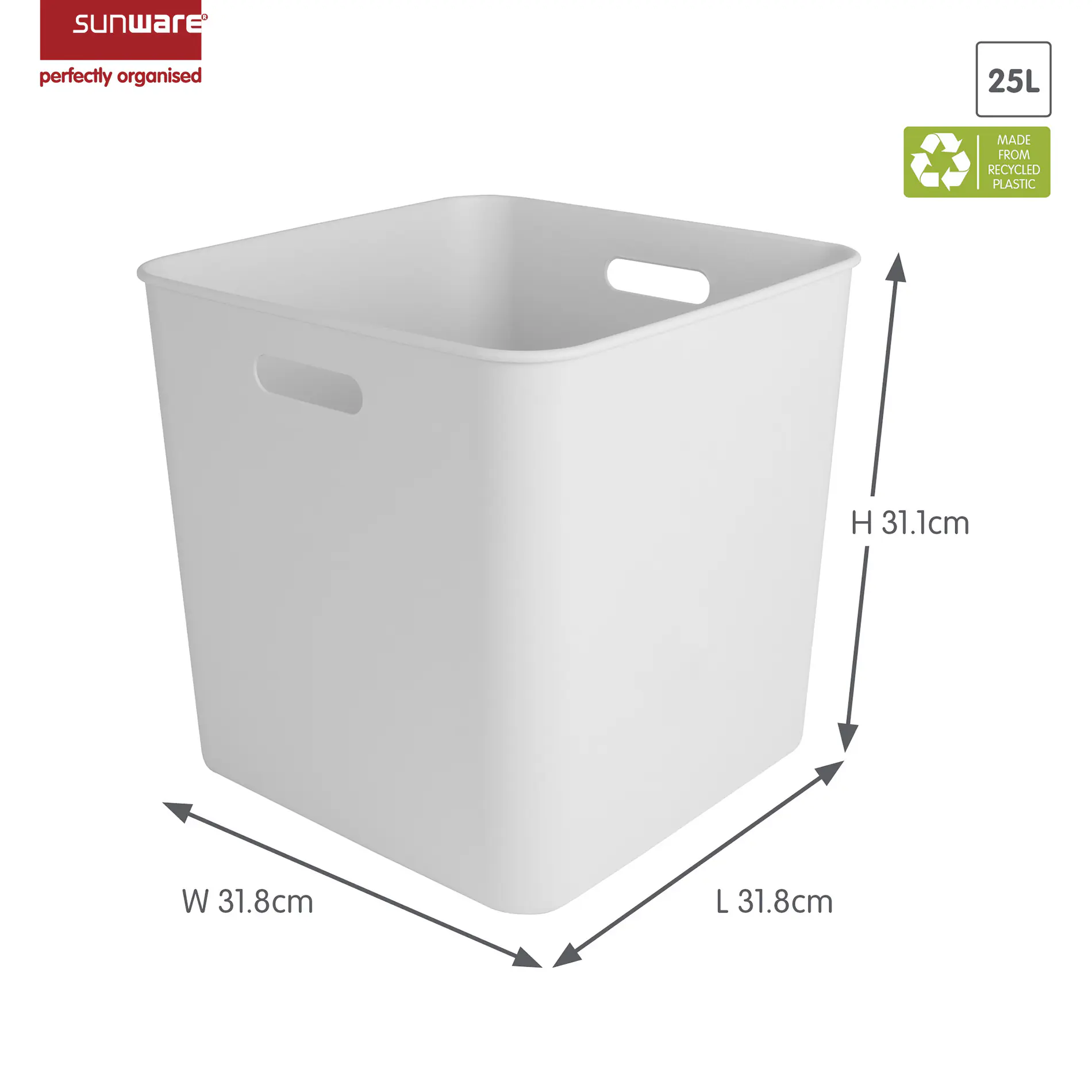 Sunware Sigma home cube box 25L weiß Sunware Sigma home cube box 25L weiß