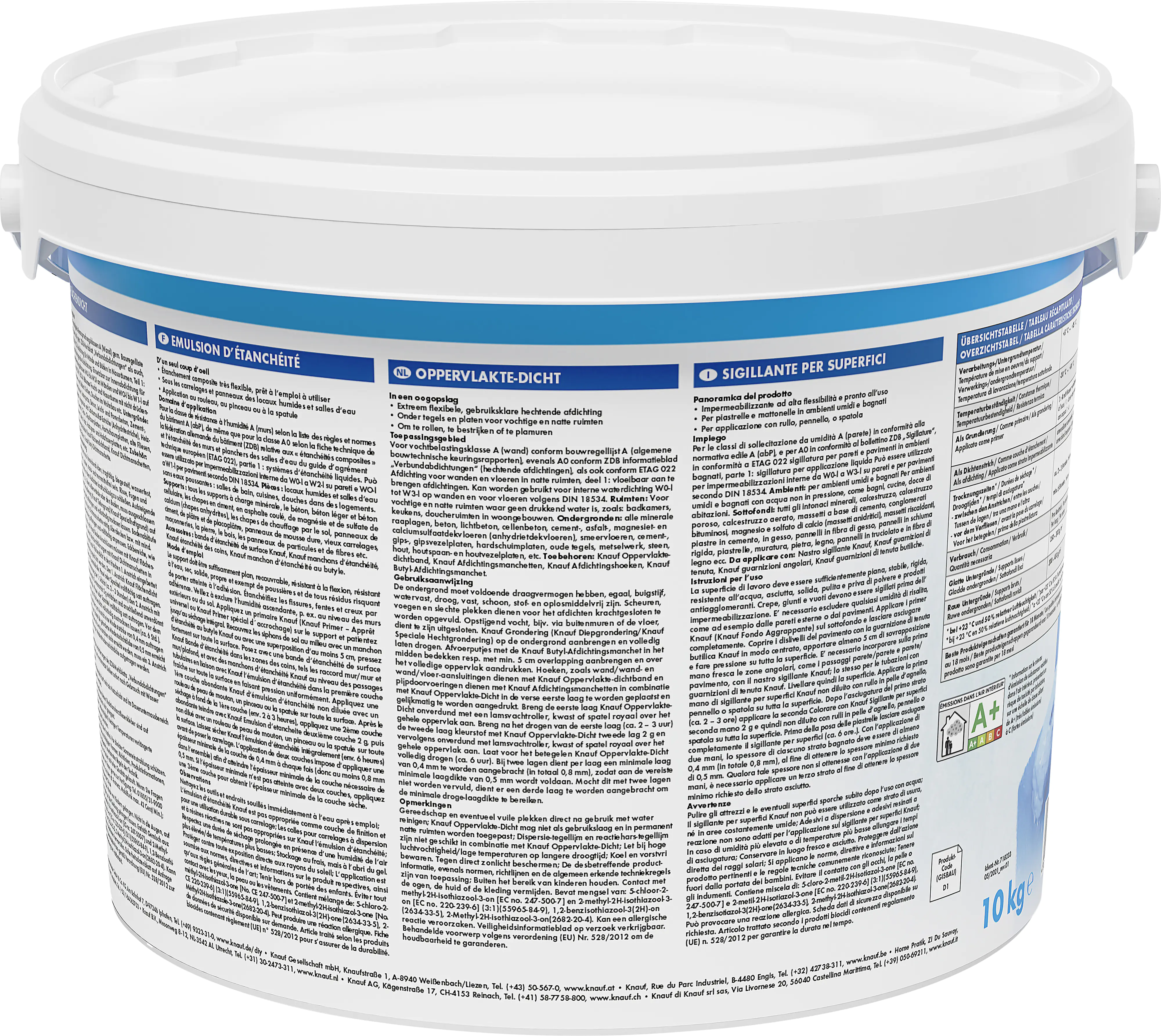 Knauf Flächendicht 10 kg Knauf Flächendicht 10 kg