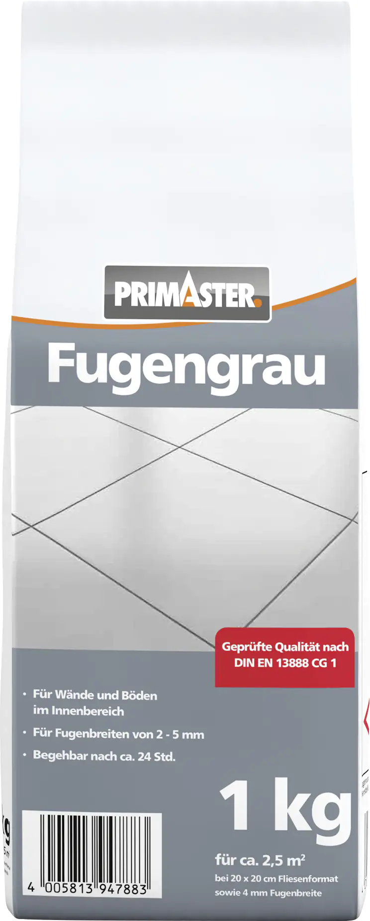 Primaster Fugengrau 2 - 5 mm dunkelgrau 1 kg