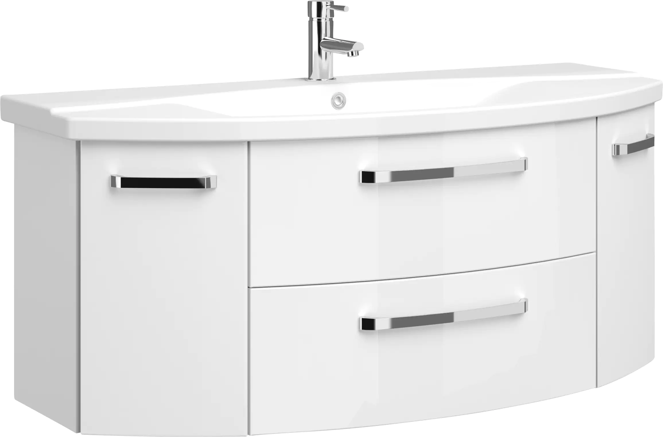 Pelipal Waschtischunterschrank Fokus 4010 mit Keramikwaschtisch