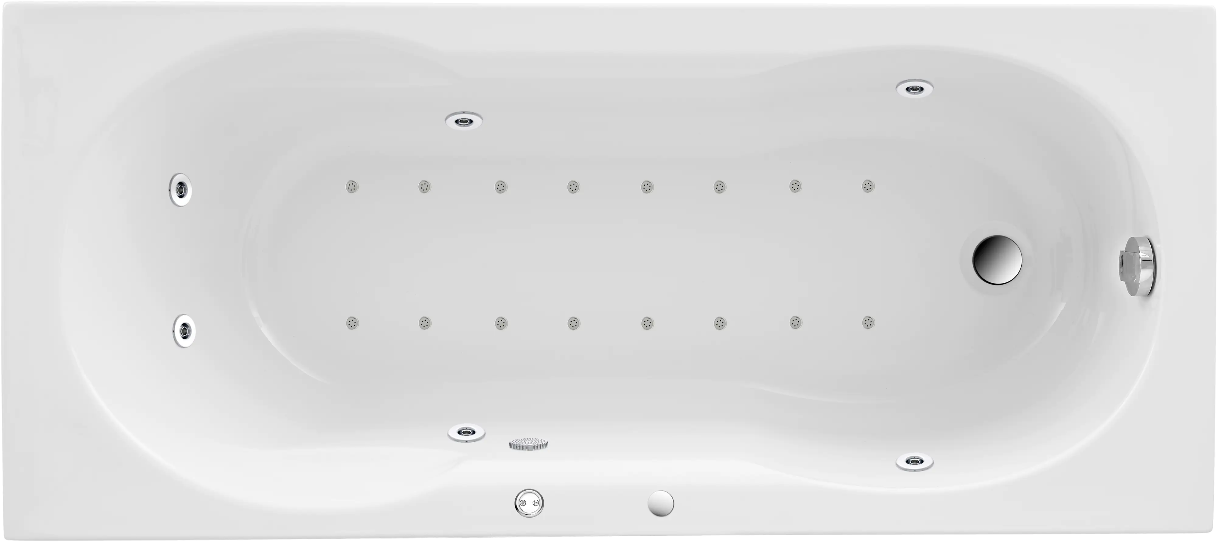 Ottofond Whirlpool-System Nerva 170 cm, Typ 3