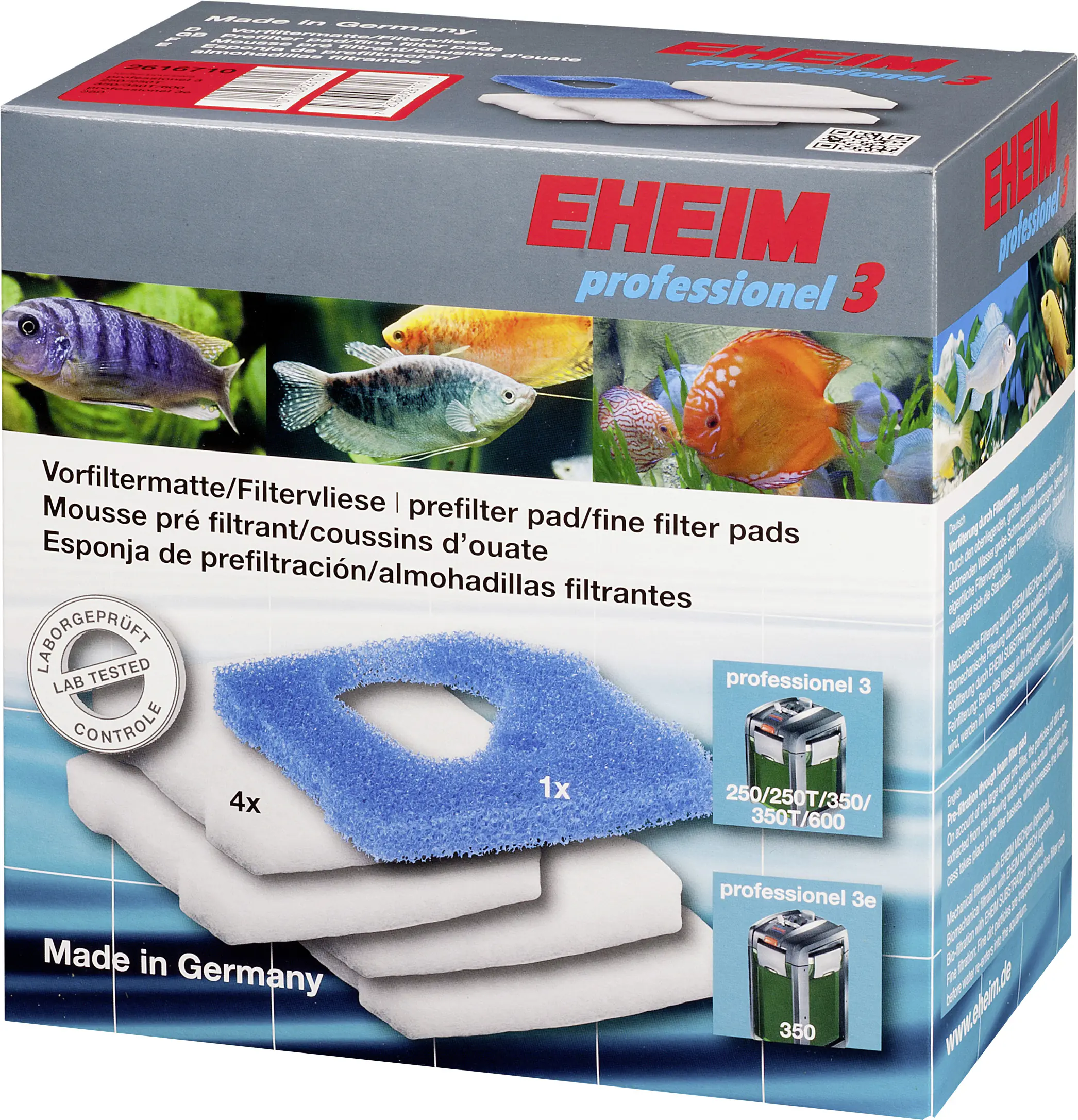Eheim Set Filtermatte & -vlies für Professionel 3 250-600/3e 350