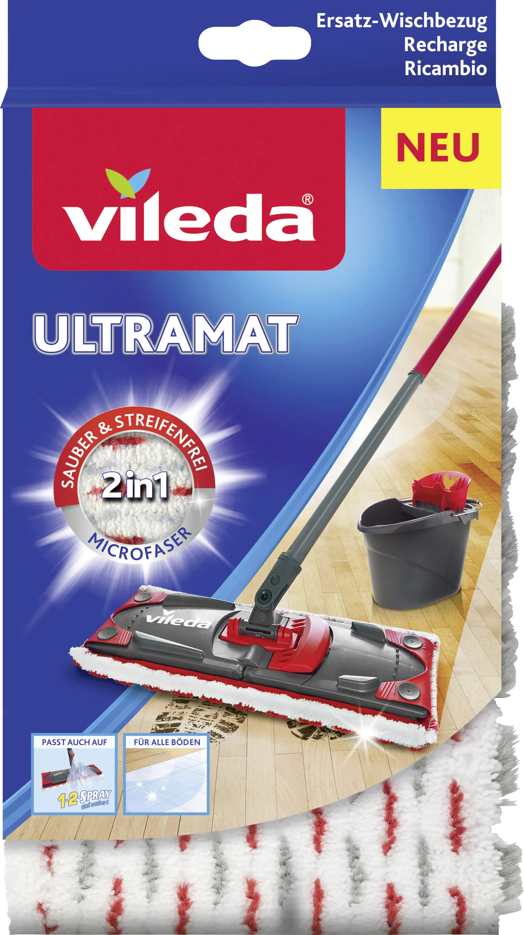 4003790109195_2149252 Vileda Wischbezug Ultramat 2in1