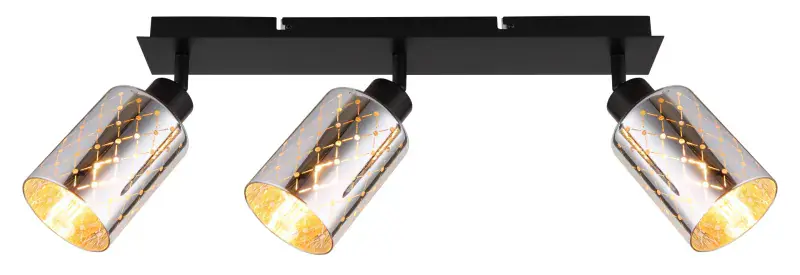 Globo Strahler Alonso 66 x 22 cm L x H schwarz