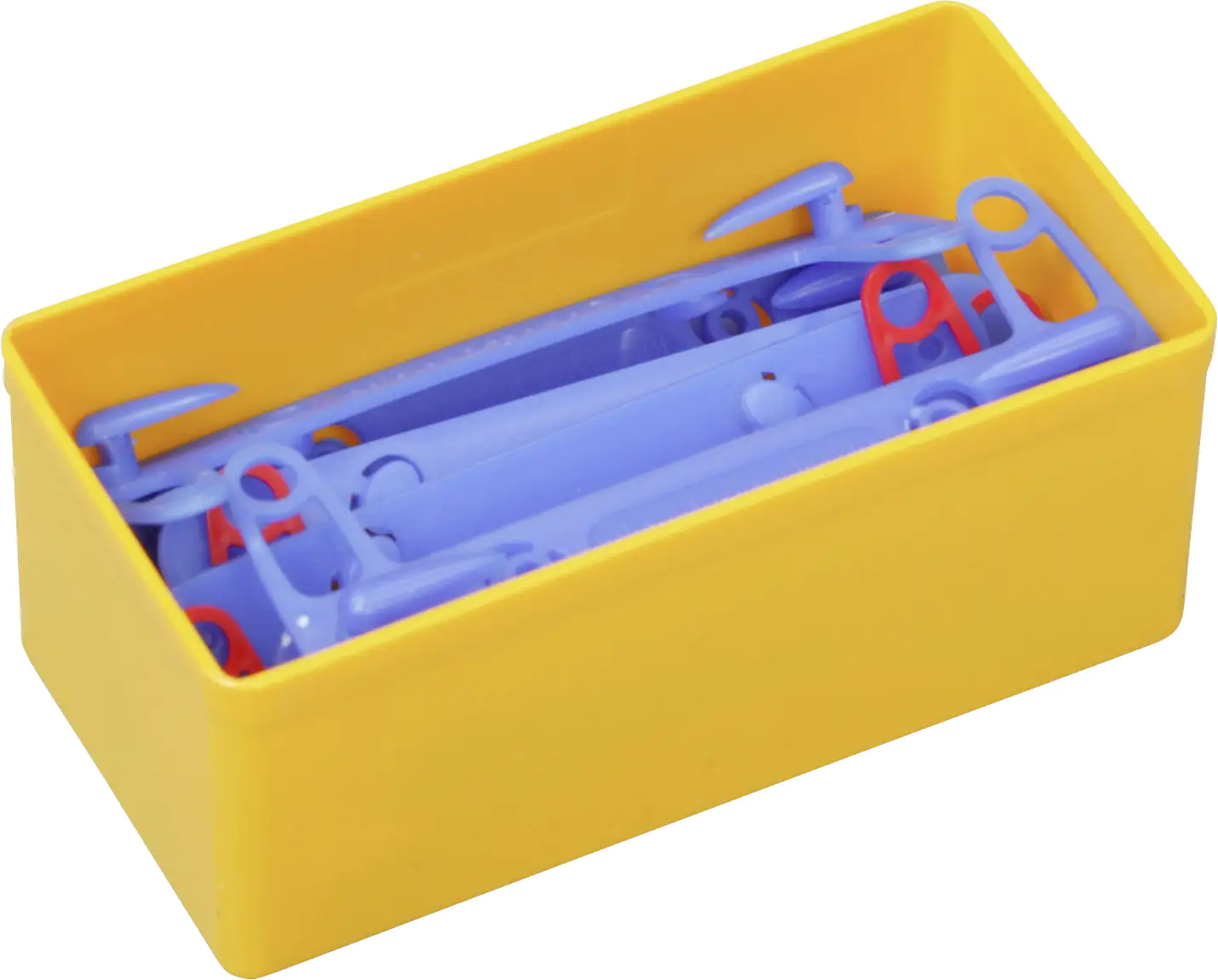 4005187563016_2990211 Allit Einsatzbox Größe 2 PS EuroPlus Insert 45/2 gelb für EuroPlus Flex