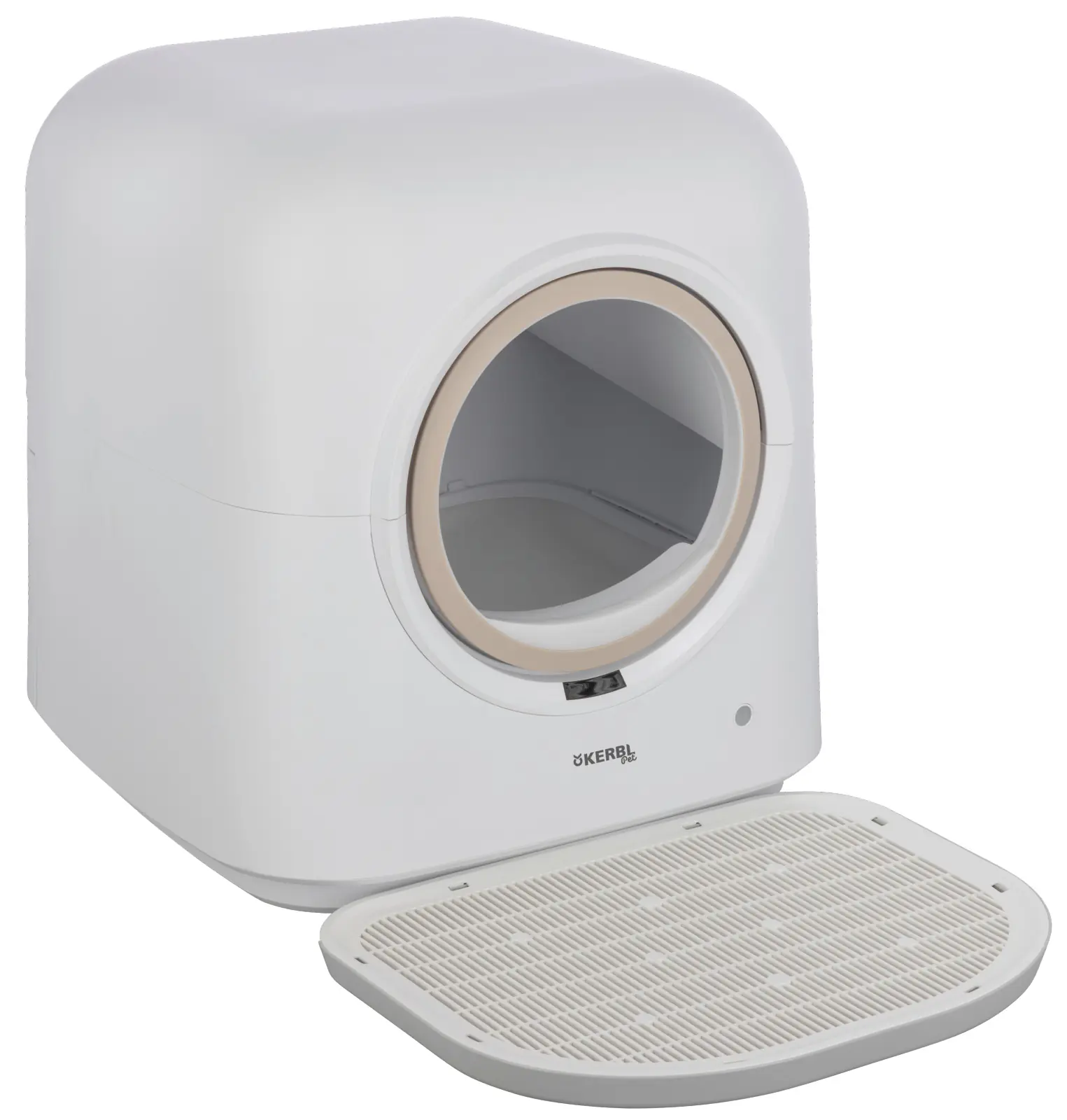 Kerbl Pet Selbstreinigende Katzentoilette Smart 54 x 54 x 60 cm weiß