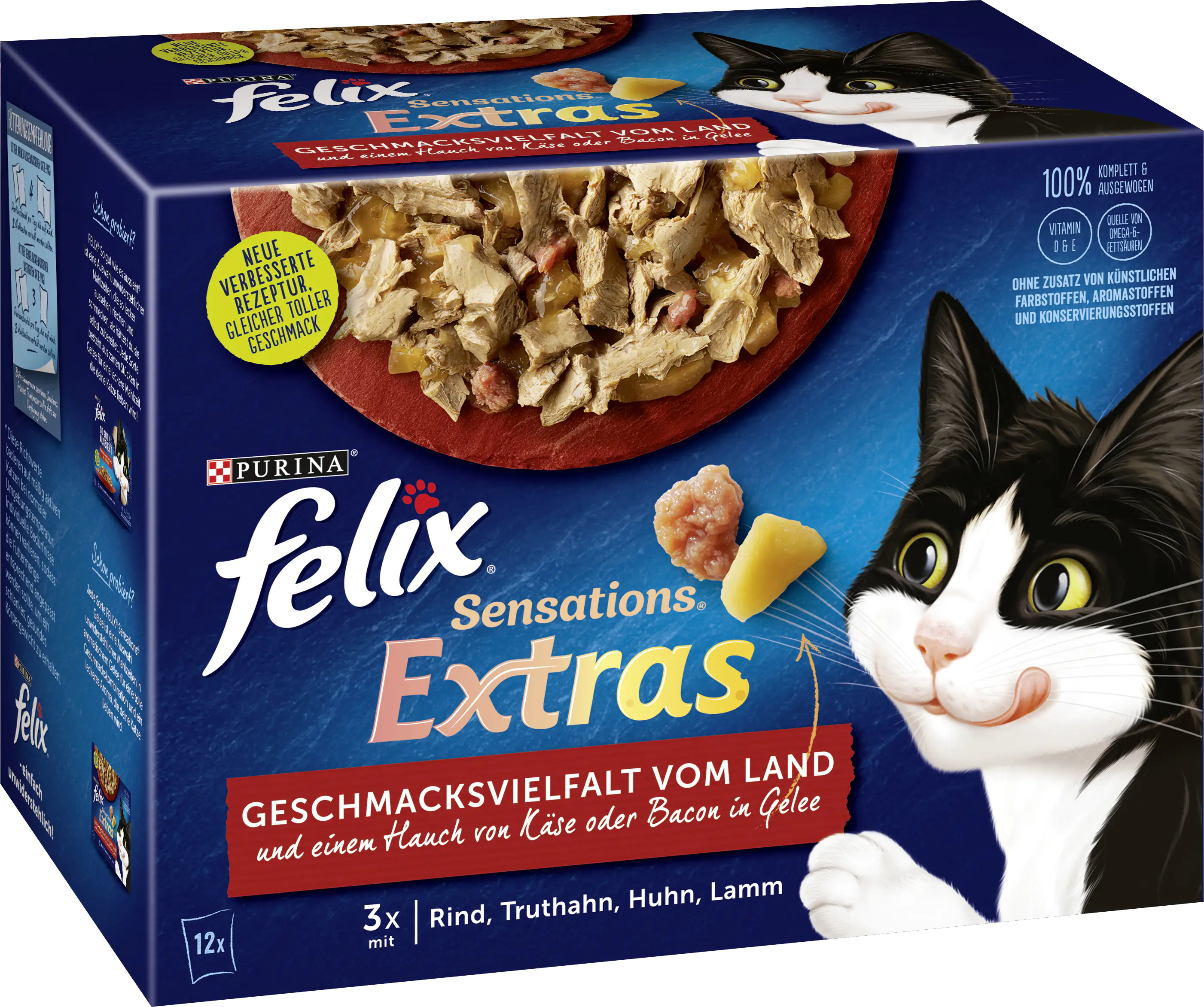 7613036894760_2320106 Felix Sensations Extras Geschmacksvielfalt vom Land 12 x 85g