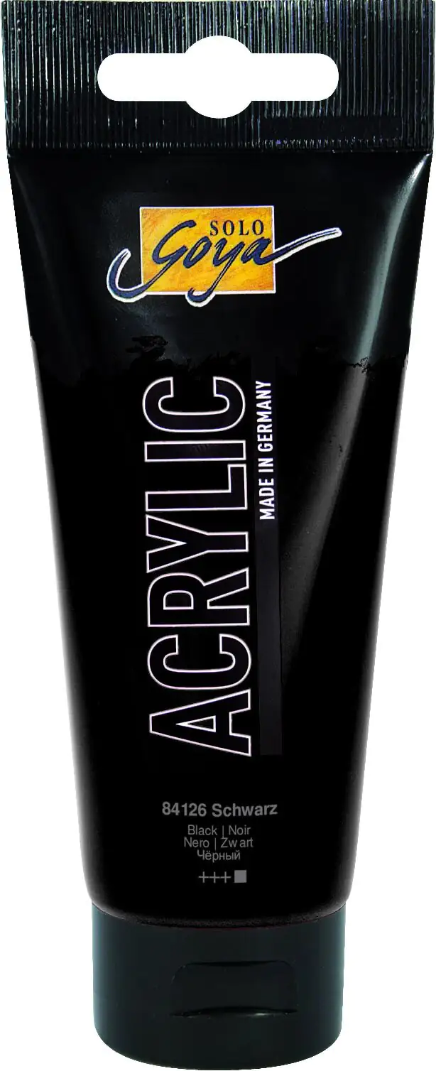 Kreul Acrylfarbe schwarz 100 ml