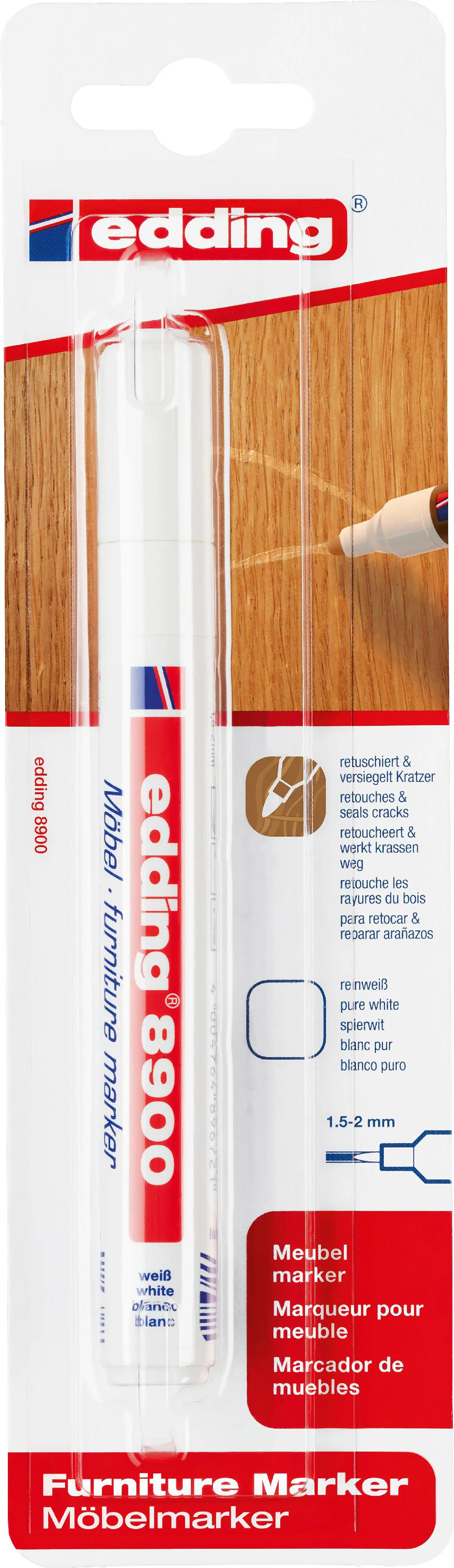 Edding 8900 Möbelmarker reinweiß