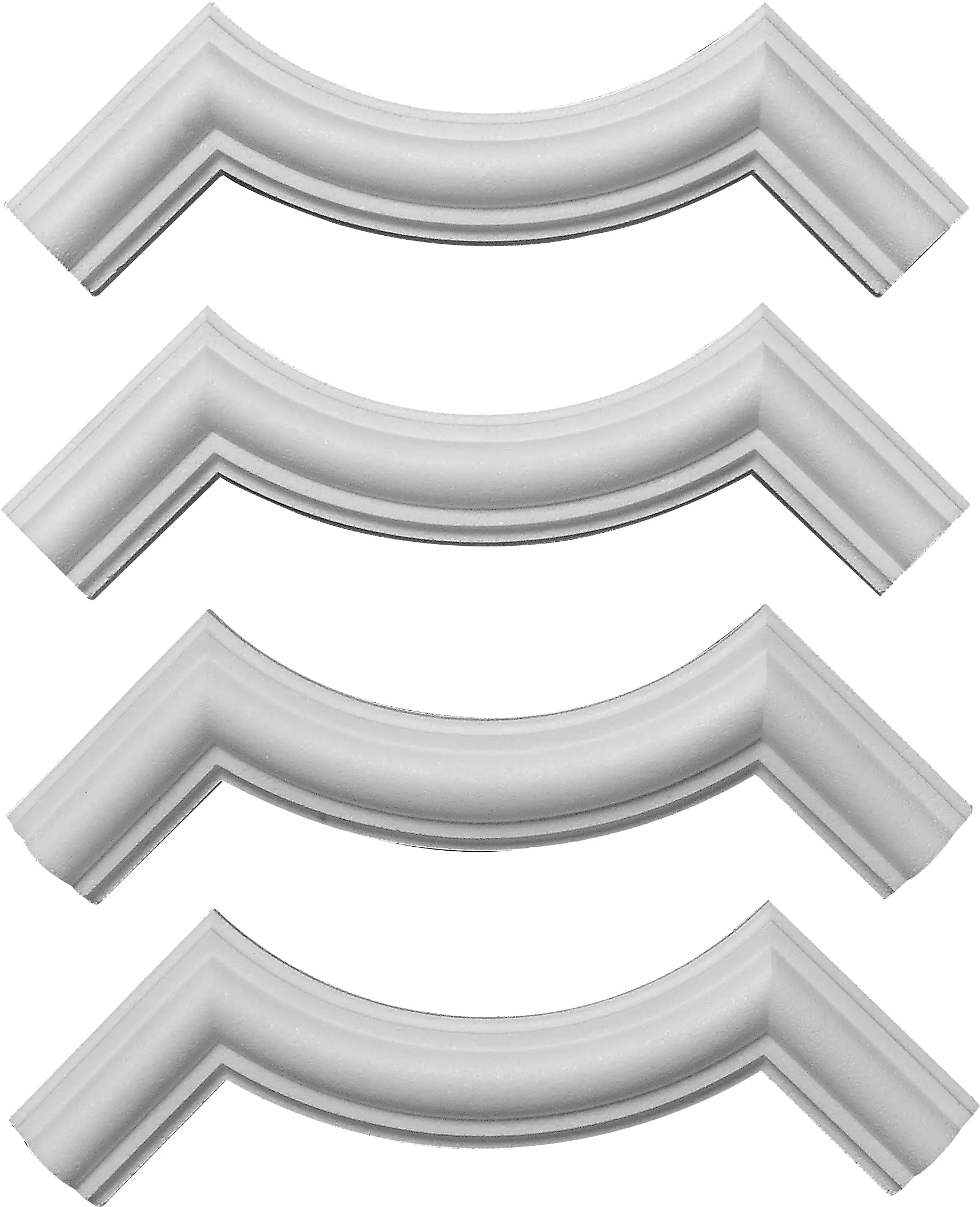 Decosa Viertelbogen Michelle weiß, 4-teilig