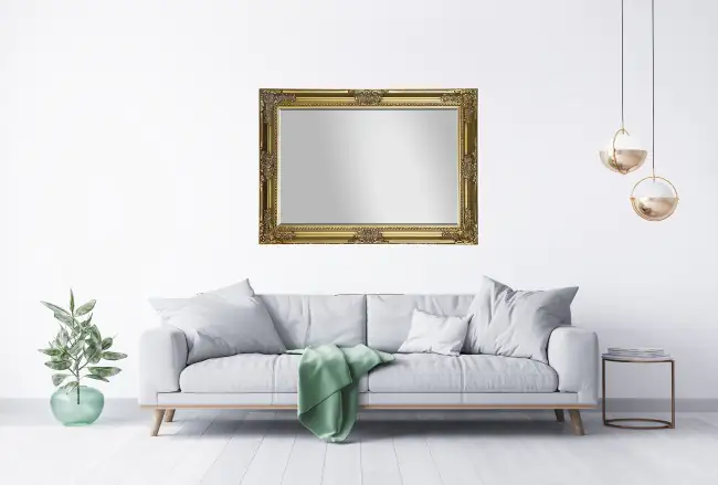 TrendLine Wandspiegel Antik gold 77 x 107 cm