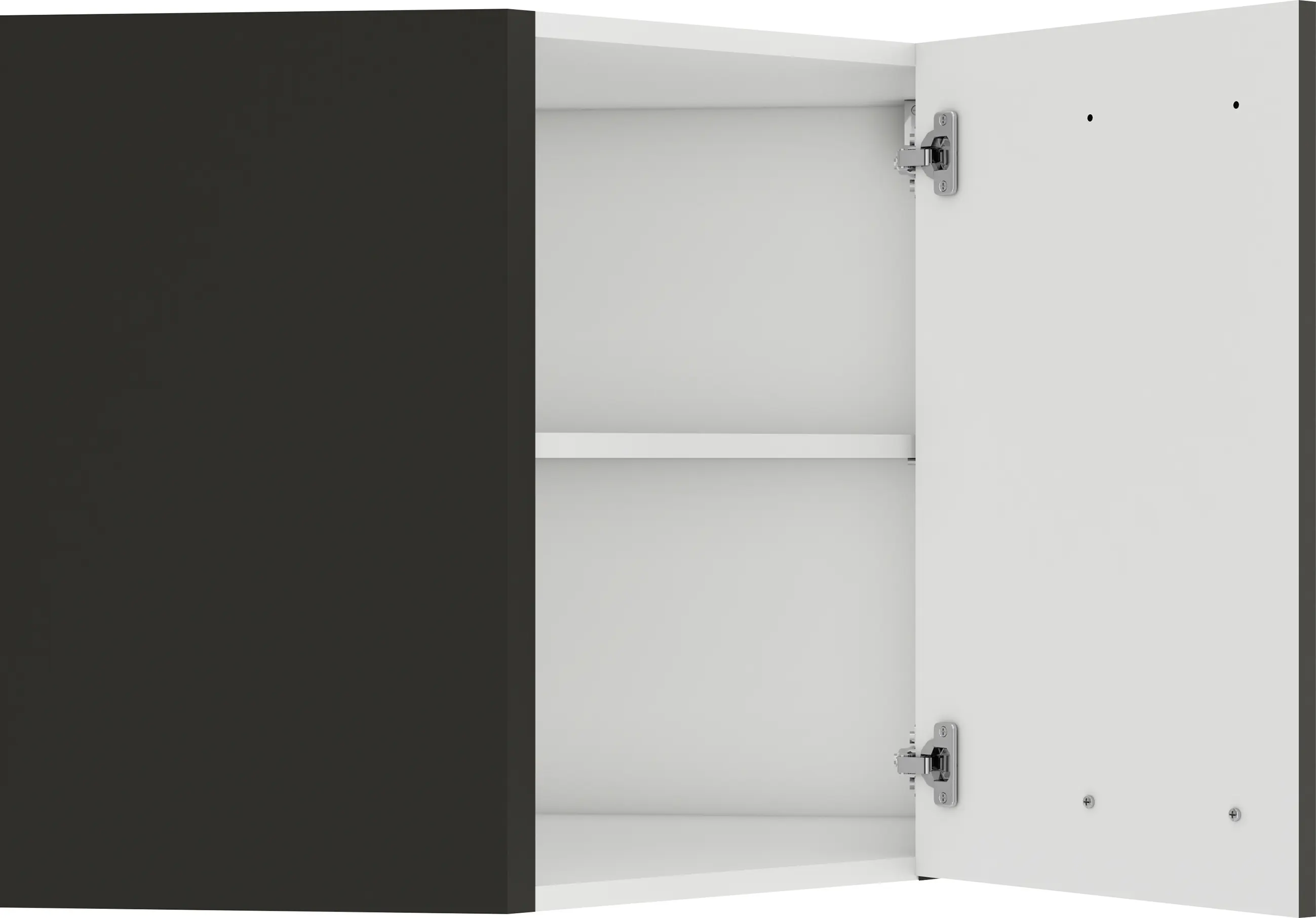 Optifit Eckoberschrank Madrid 420 anthrazit matt 60 cm
